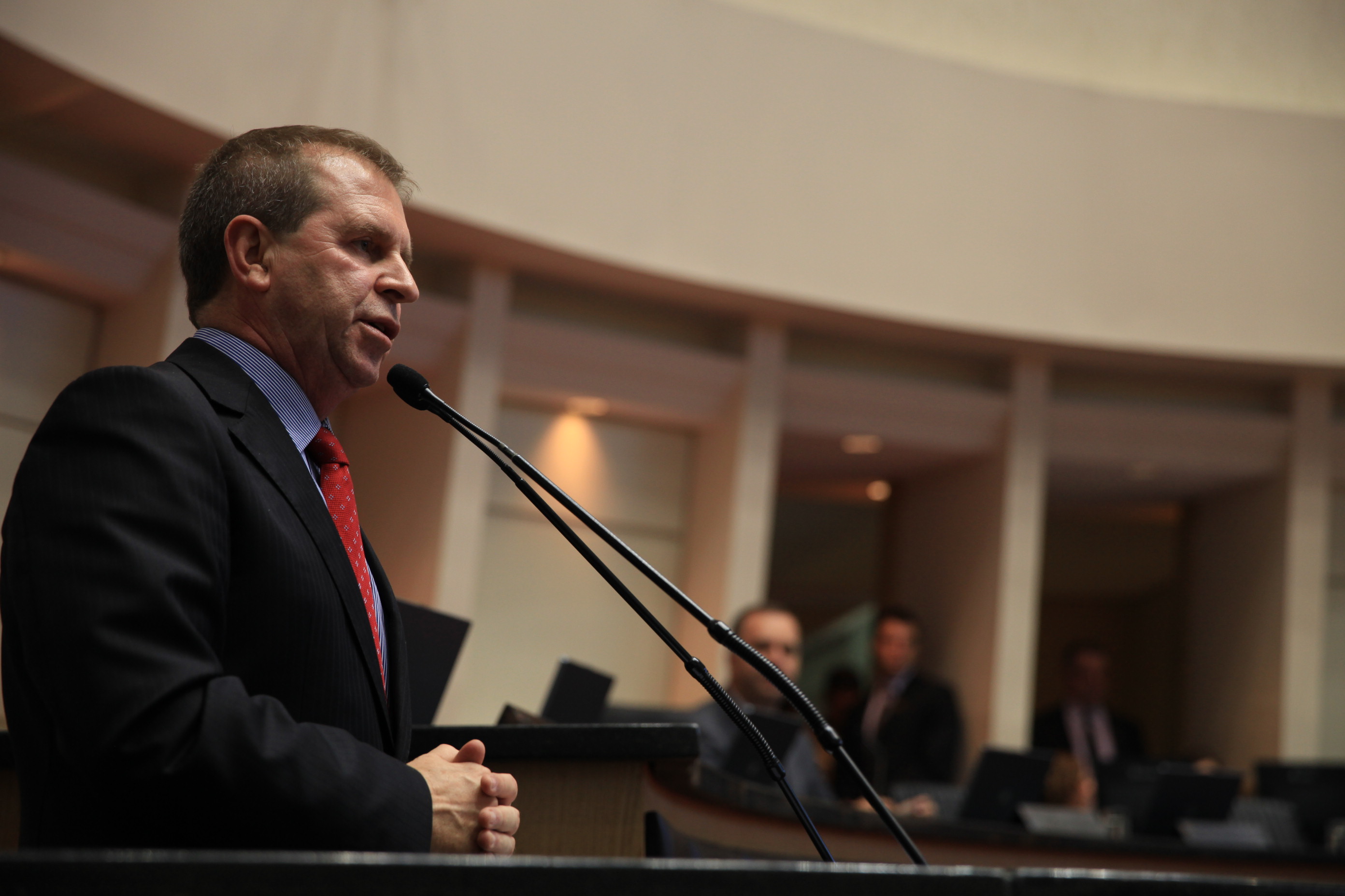 Sessão Ordinária - Plenário Osni Régis - Deputado Maurício Eskudlark (PSD) - Foto: Lucas Gabriel Diniz