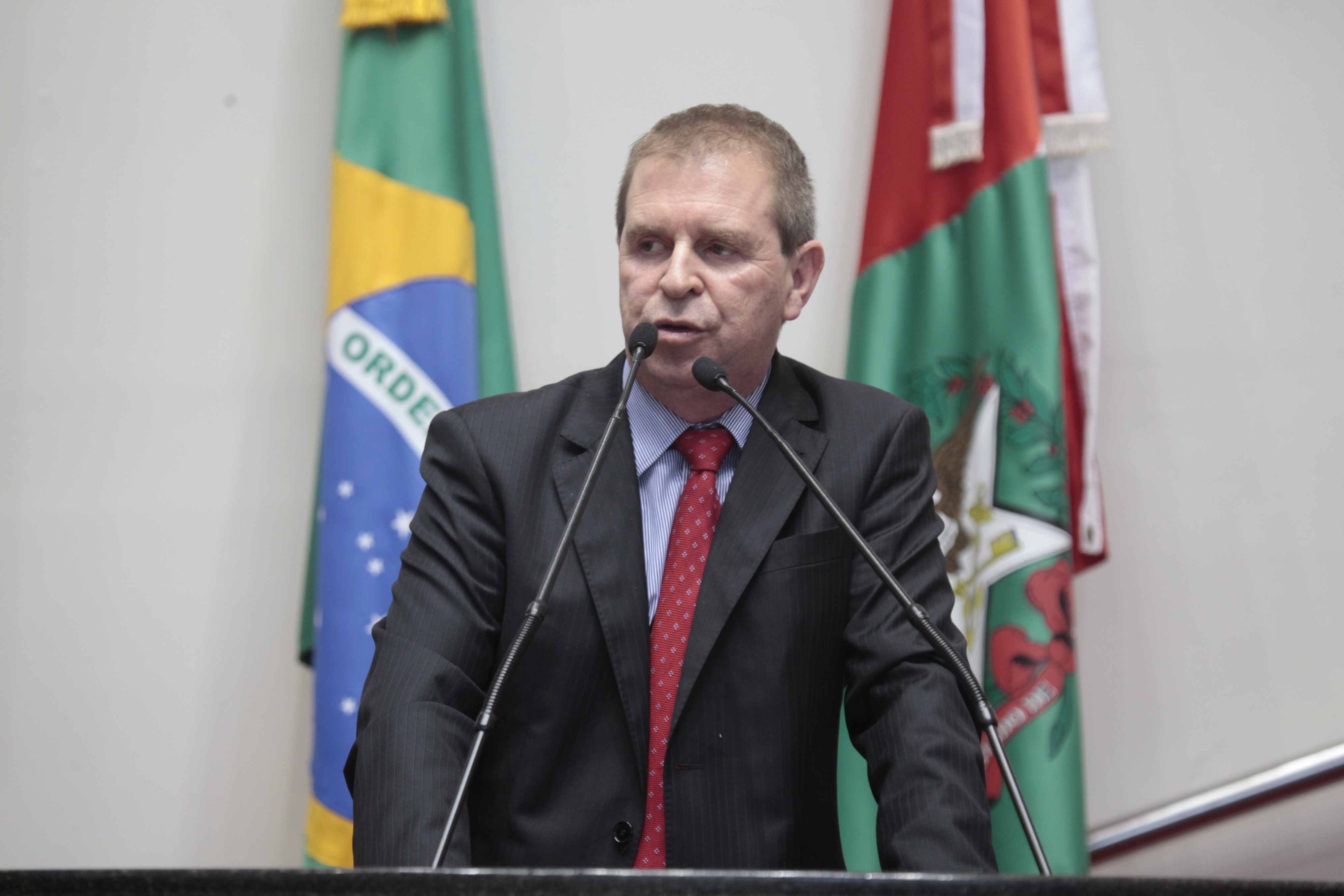 Sessão Ordinária - Plenário Osni Régis - Deputado Maurício Eskudlark (PSD). Foto: Carlos Kilian