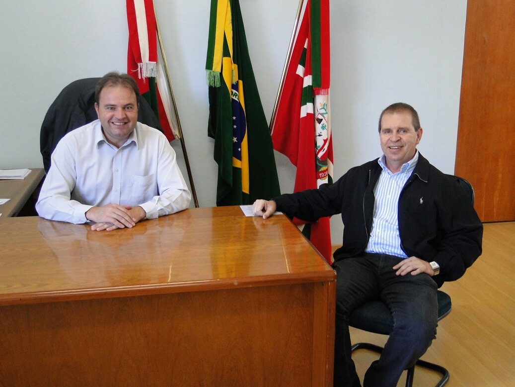 Reunião Itapiranga - Prefeito e Deputado