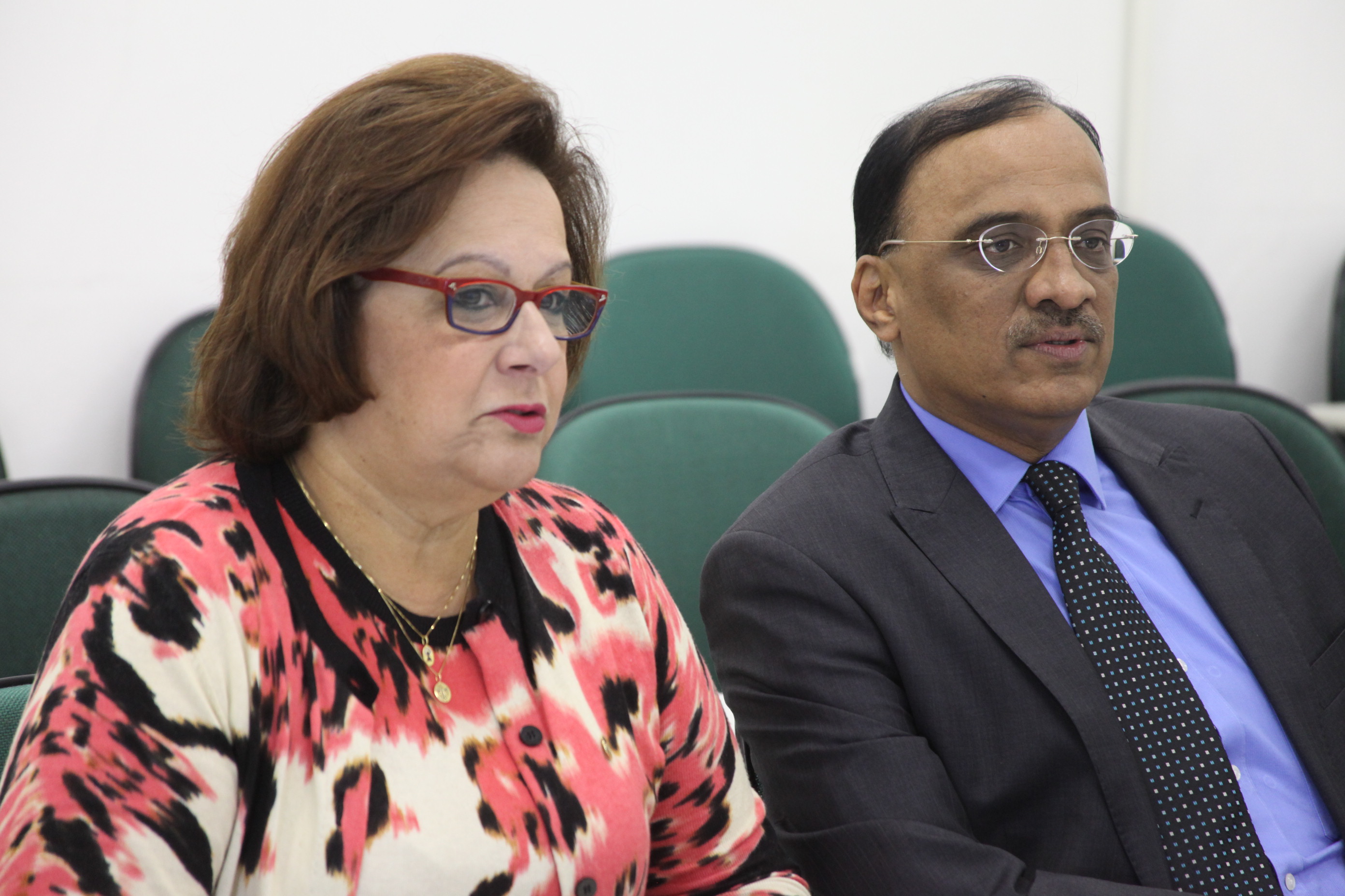Deputada Dirce Heiderscheidt (PMDB) e Krishnamurthy Gangadharan visitam o Núcleo de Estudos da Terceira Idade (NETI) na UFSC e Grupo de Estudos da Terceira Idade (GETI) na Udesc. Foto: Fábio Queiroz