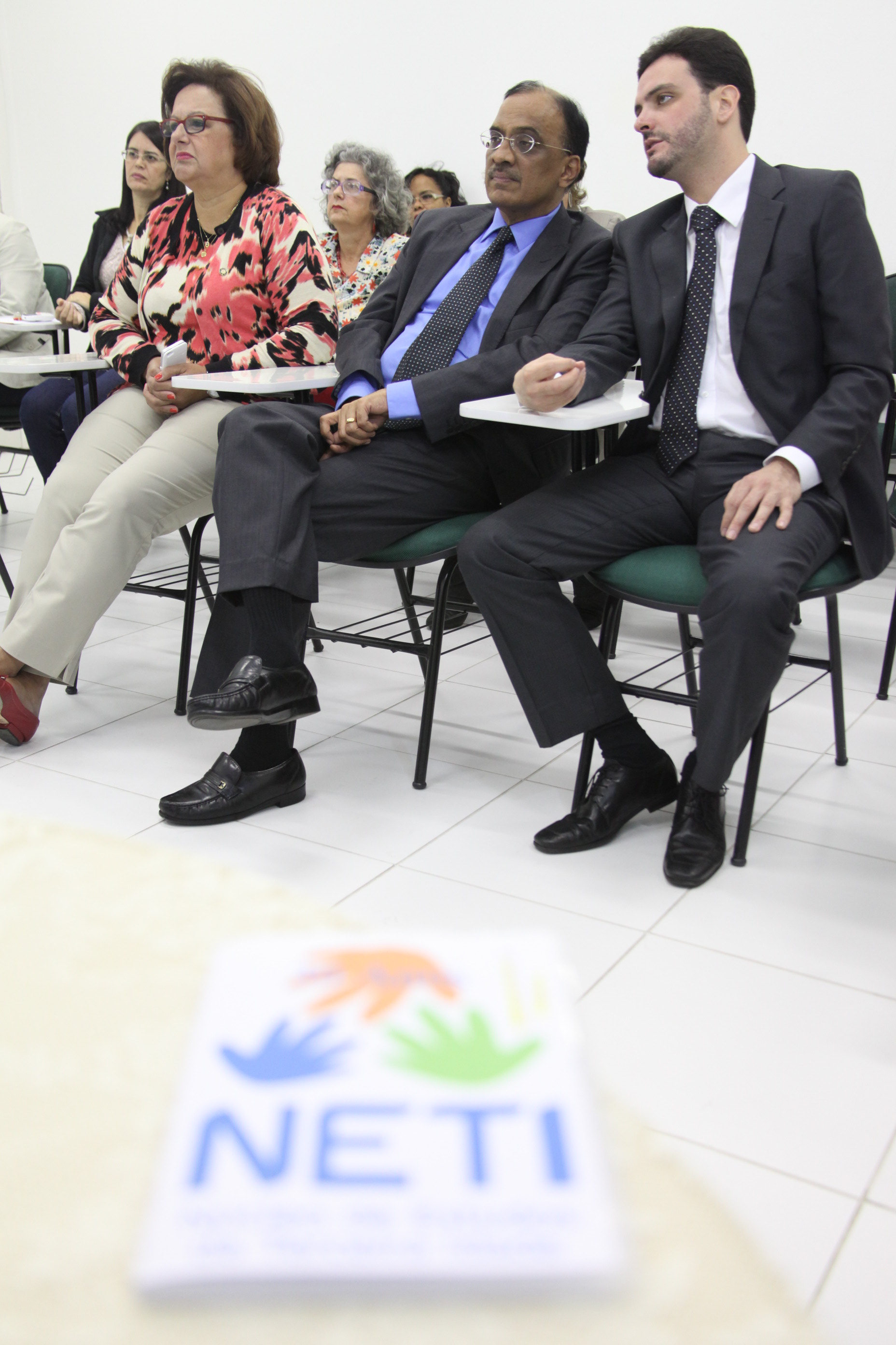 Deputada Dirce Heiderscheidt (PMDB) e Krishnamurthy Gangadharan visitam o Núcleo de Estudos da Terceira Idade (NETI) na UFSC e Grupo de Estudos da Terceira Idade (GETI) na Udesc. Foto: Fábio Queiroz