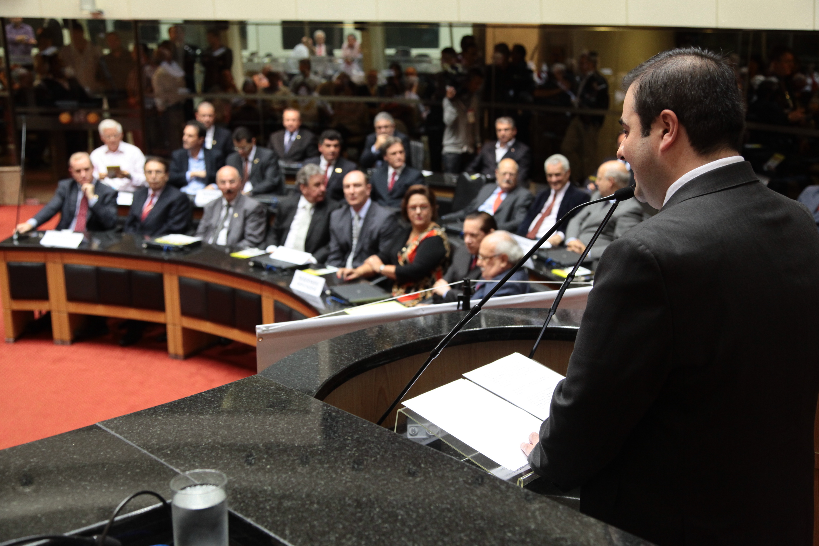 Sessão Especial em homenagem aos 47 anos de fundação do Partido do Movimento Democrático do Brasil - PMDB. Foto: Miriam Zomer