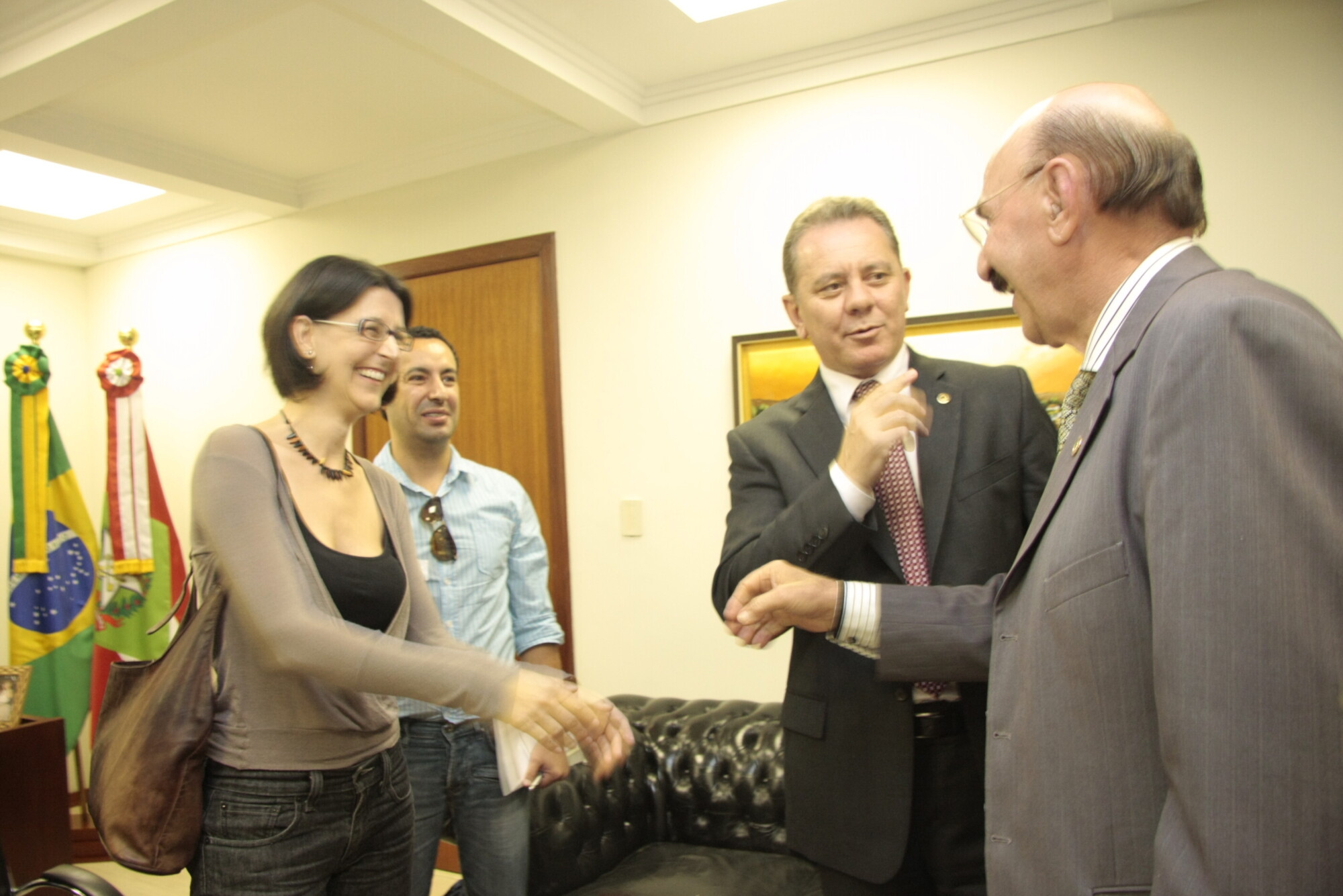 Deputado Joares Ponticelli (PP) com membros da comissão central organizadora (CCO) da XIII Ritorno Alle Origini
