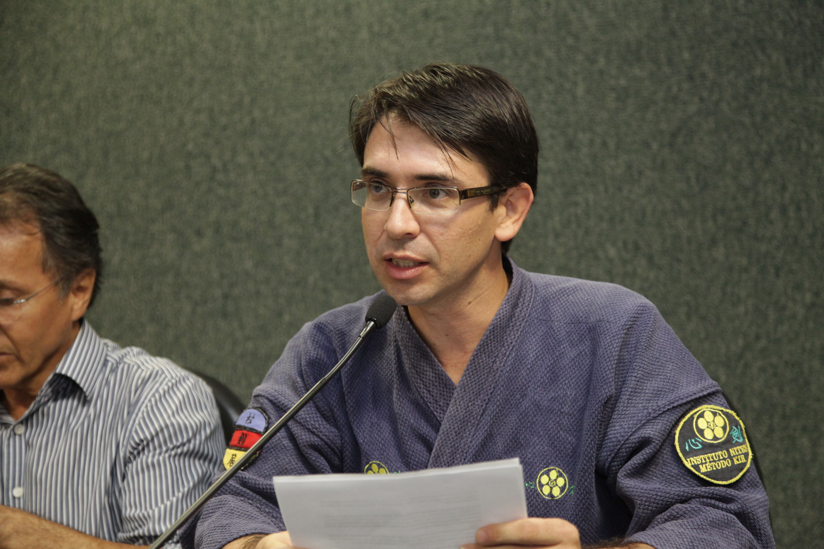 Dia do Samurai - Paulo José Pierin - Coordenador da unidade Florianópolis do Instituto Cultural Niten