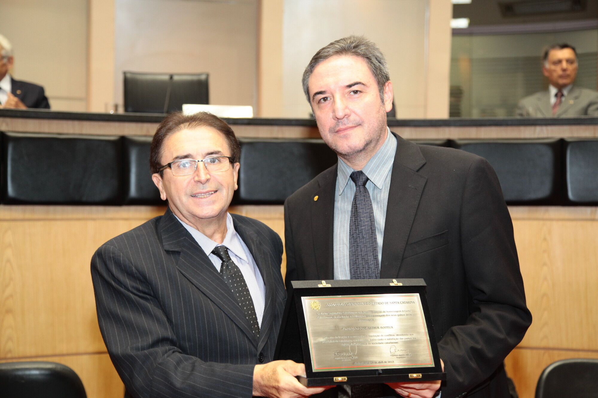 Sessão Especial em homenagem à Corte Catarinense de Mediação e Arbitragem pela passagem dos seus 15 anos. Foto: Alberto Neves