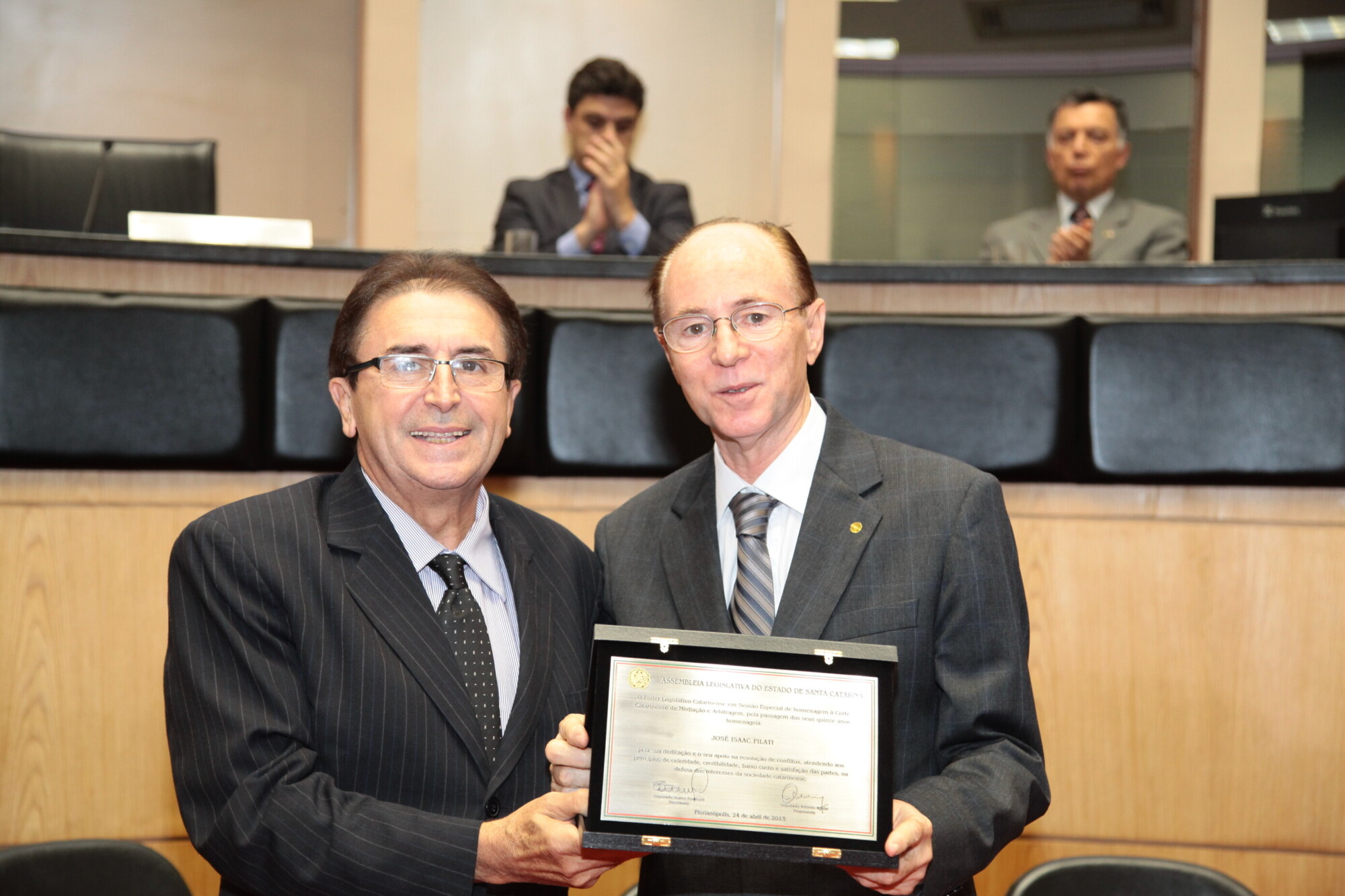 Sessão Especial em homenagem à Corte Catarinense de Mediação e Arbitragem pela passagem dos seus 15 anos. Foto: Alberto Neves