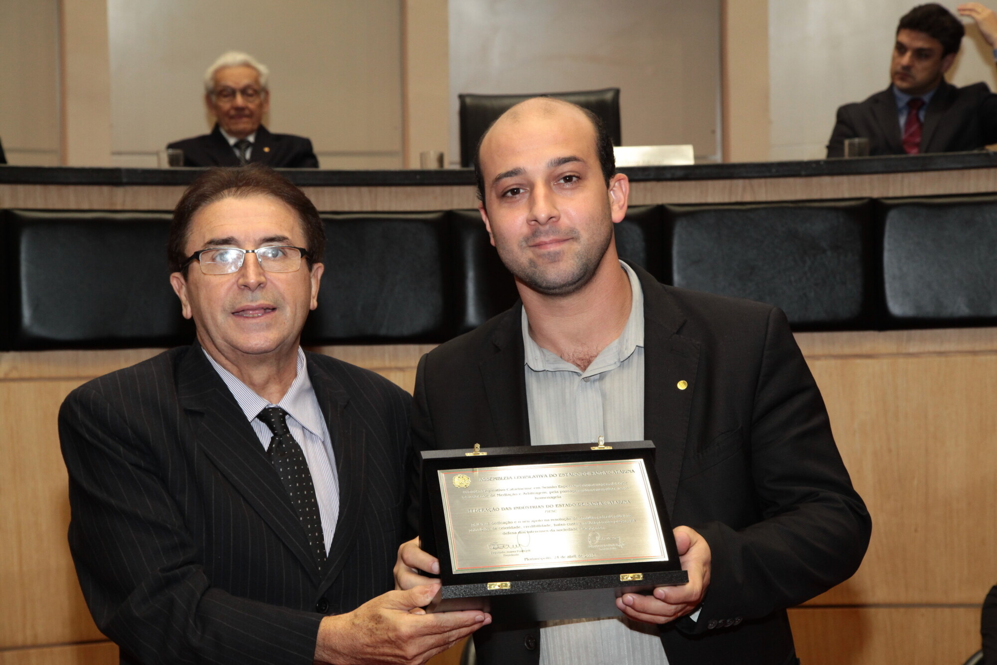 Sessão Especial em homenagem à Corte Catarinense de Mediação e Arbitragem pela passagem dos seus 15 anos. Foto: Alberto Neves