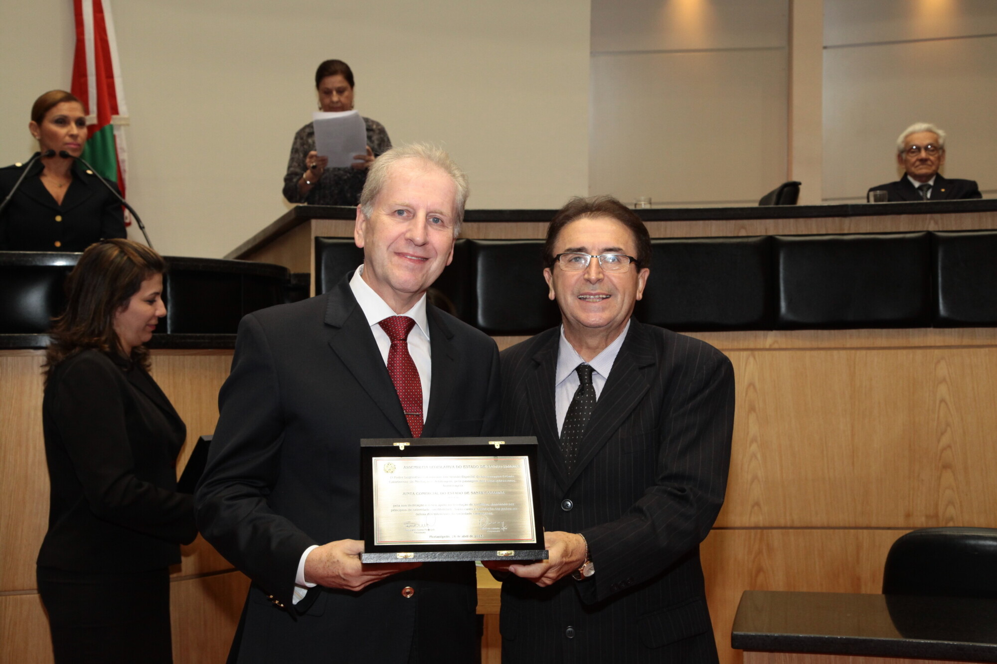 Sessão Especial em homenagem à Corte Catarinense de Mediação e Arbitragem pela passagem dos seus 15 anos. Foto: Alberto Neves