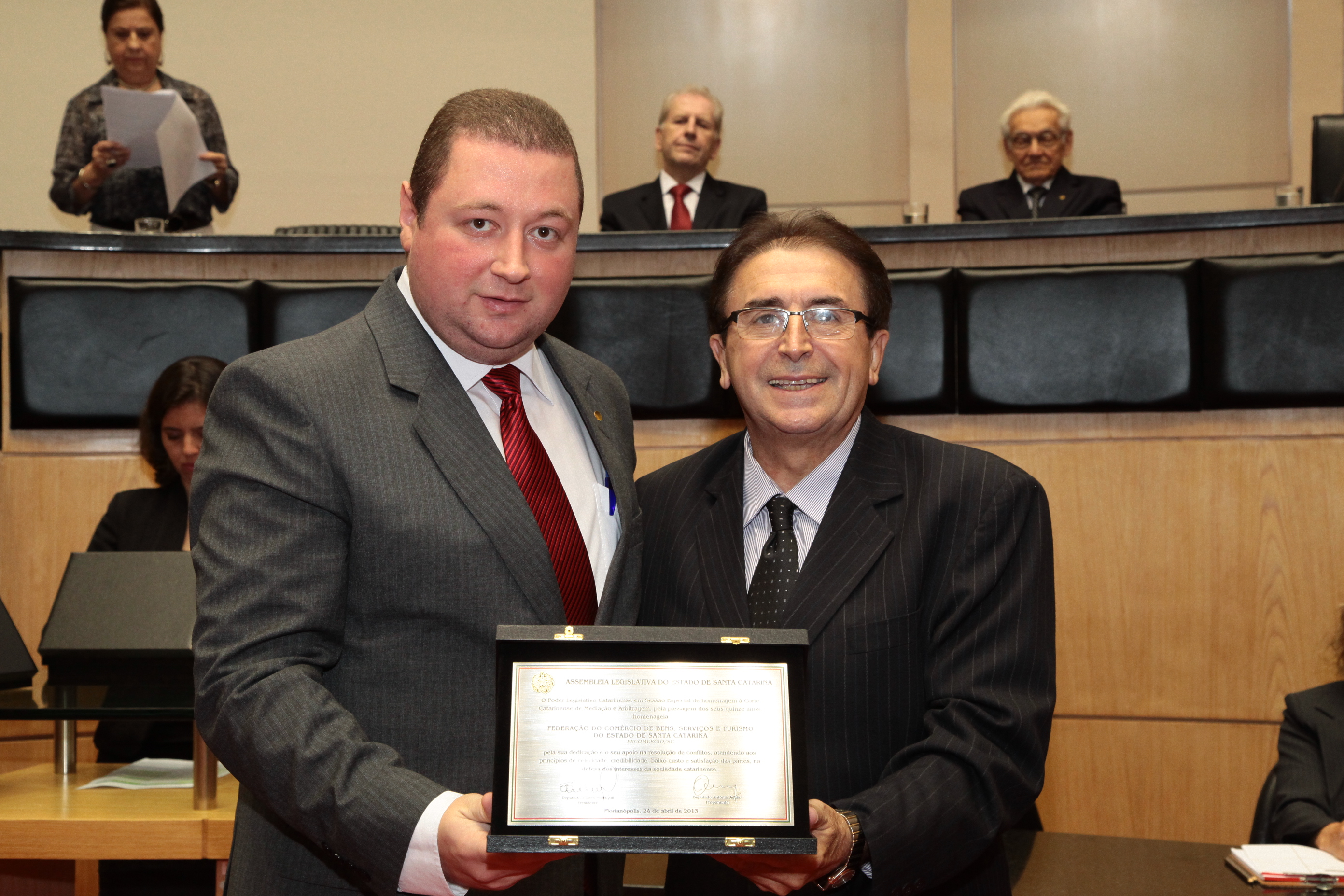 Sessão Especial em homenagem à Corte Catarinense de Mediação e Arbitragem pela passagem dos seus 15 anos