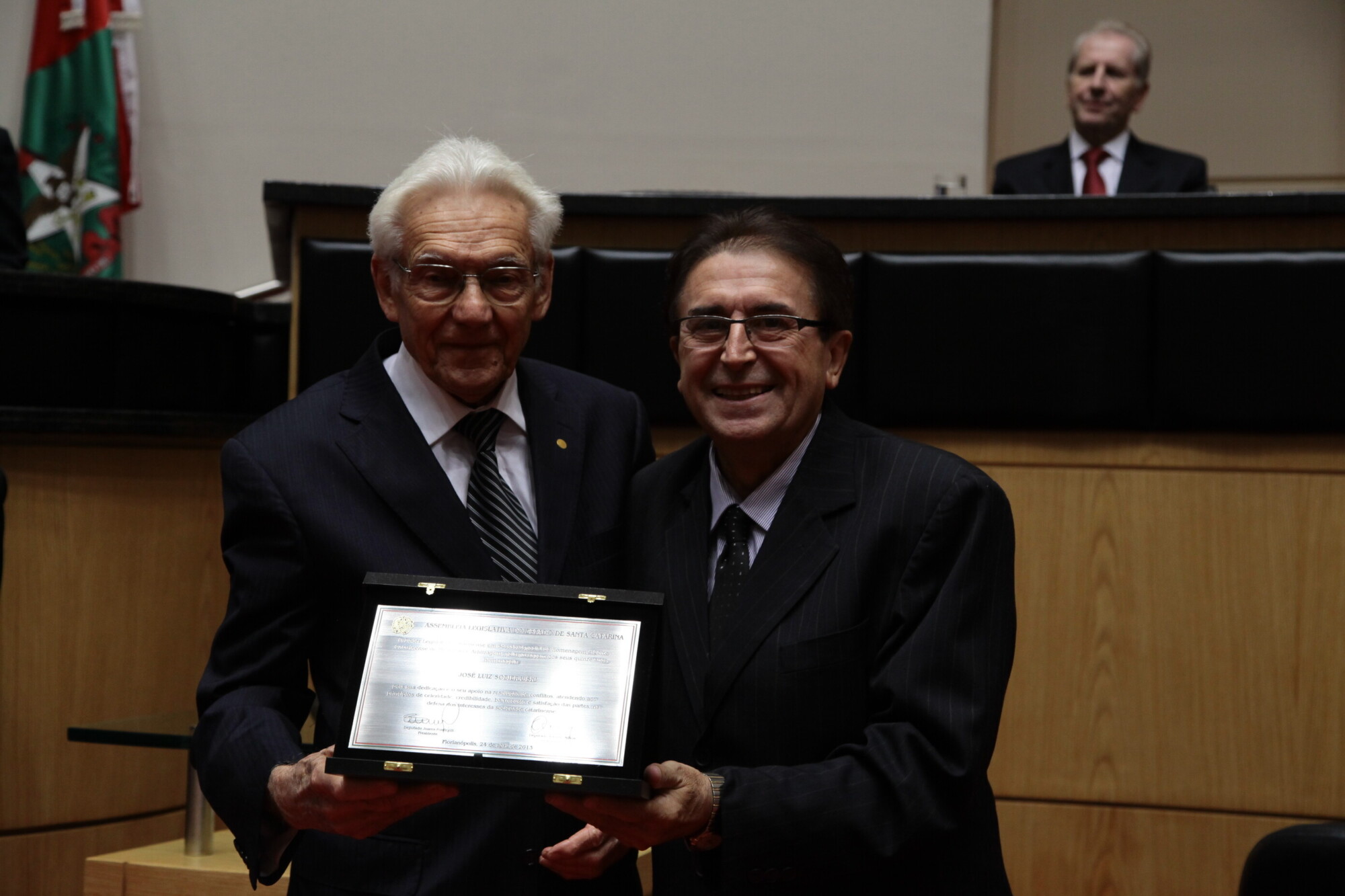 Sessão Especial em homenagem à Corte Catarinense de Mediação e Arbitragem pela passagem dos seus 15 anos. Foto: Alberto Neves
