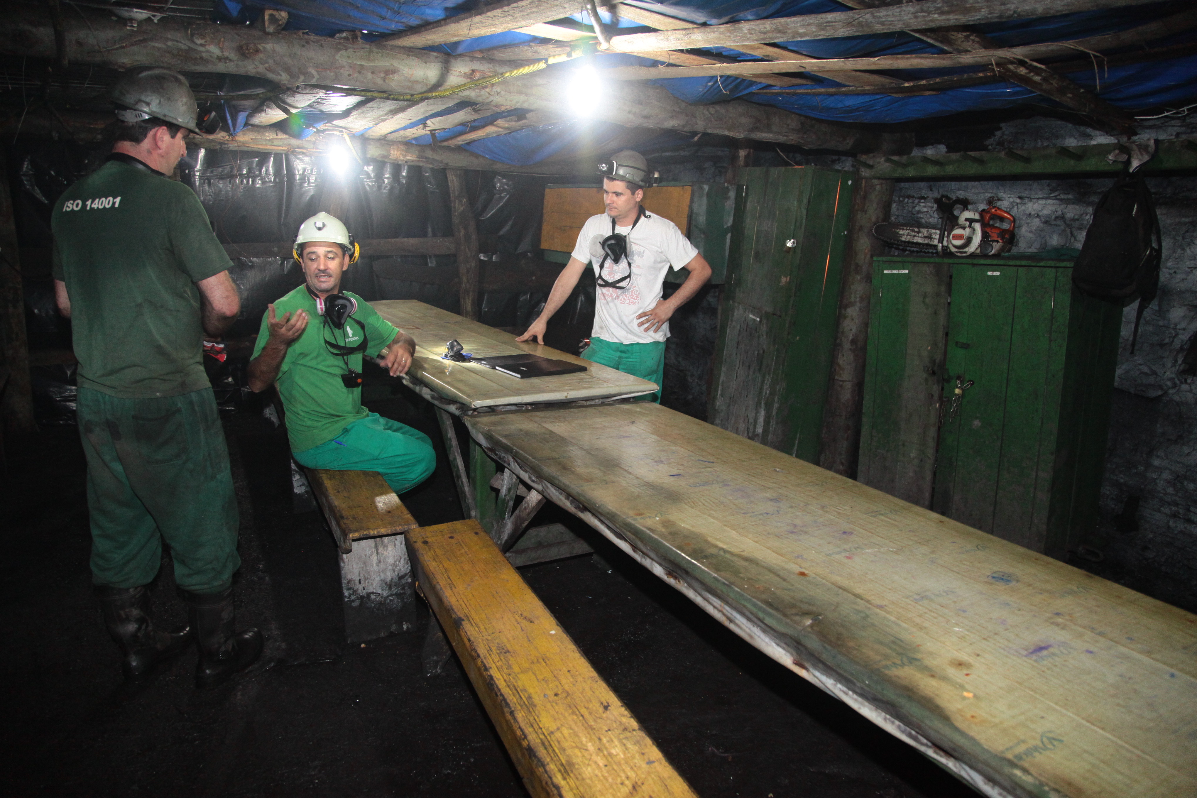 Carvão nas telonas: filme mostra luta de operários que mudou a história da mineração. Foto: Miriam Zomer