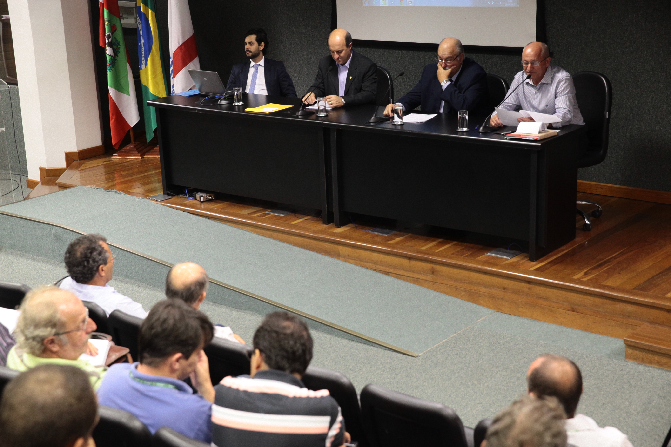 Reunião Ordinária da Câmara Setorial da Cadeia Produtiva do Arroz 2012/2014 e Cadeia Produtiva do Leite. Foto: Miriam Zomer
