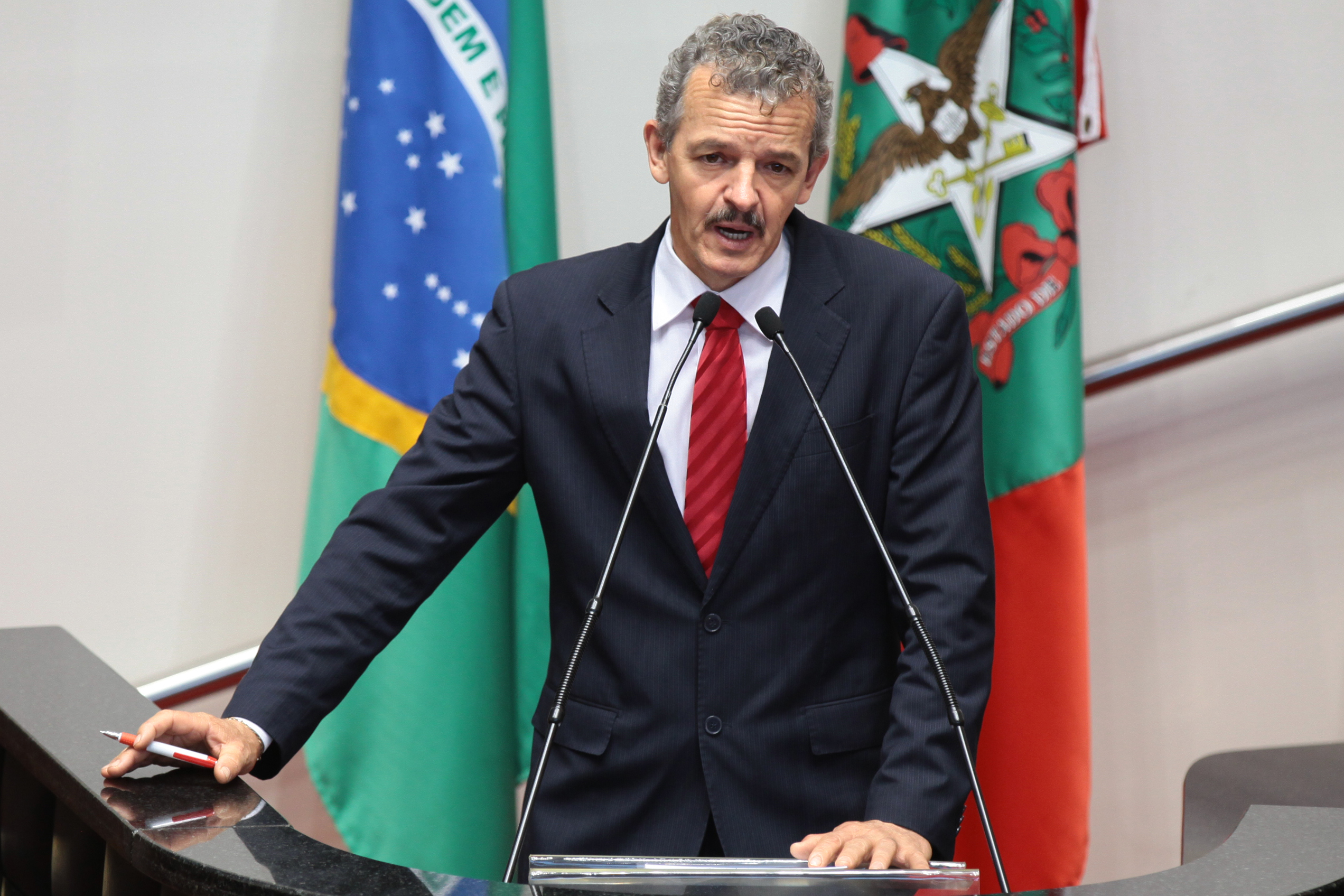 Sessão Ordinária - Plenário Osni Régis - Deputado: Dirceu Dresch (PT) - Foto: Miriam Zomer