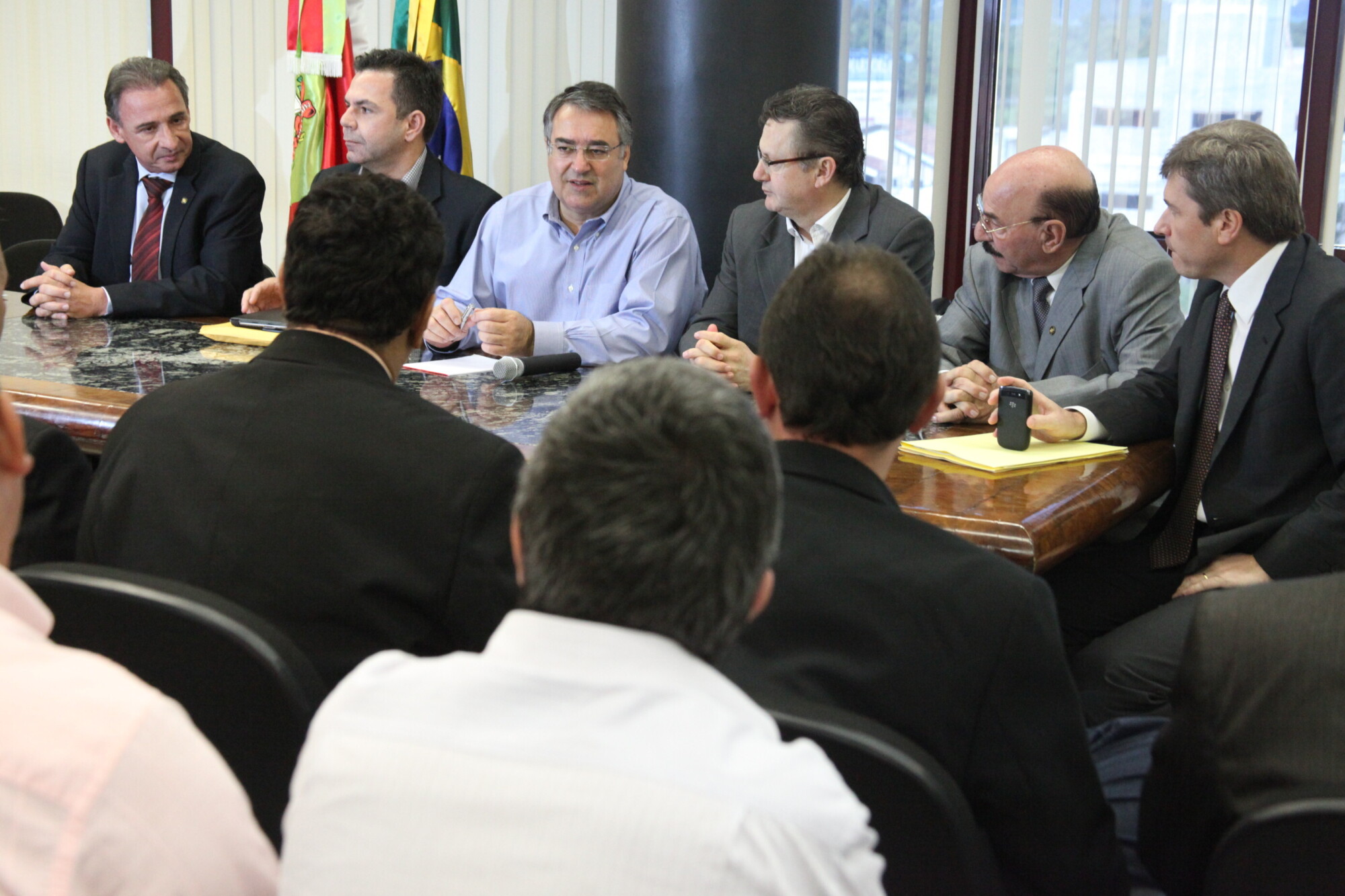 Reunião com o governador Raimundo Colombo. Foto: Fábio Queiroz