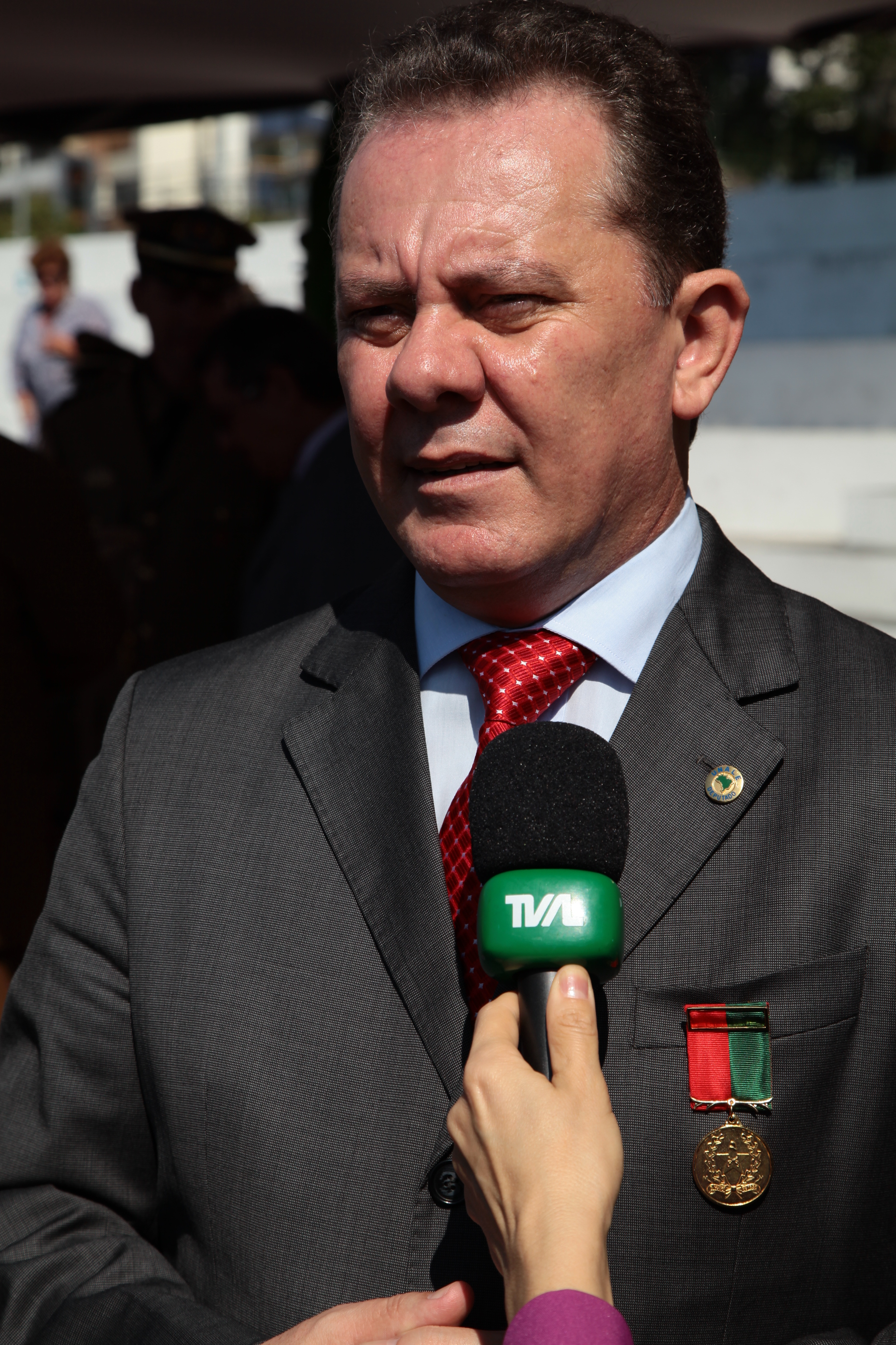 Deputado Joares Ponticelli, Presidente da Alesc. Comenda Barriga Verde - Medalha Amigos da PM. Foto: Miriam Zomer