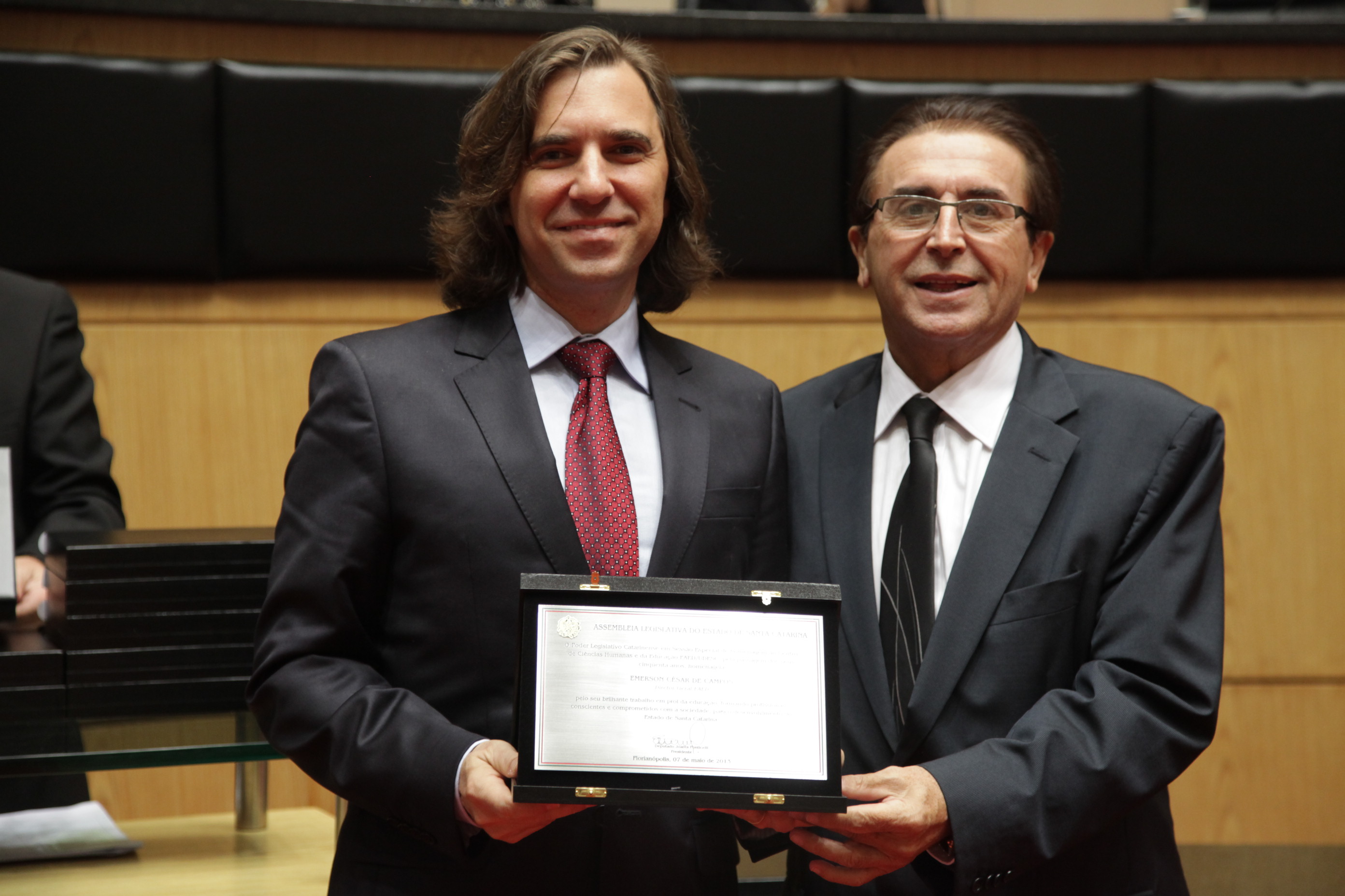 Sessão Especial - Homenagem aos 50 anos do Centro de Ciências Humanas da Educação - FAED  -  Emerson Cesar de Campos