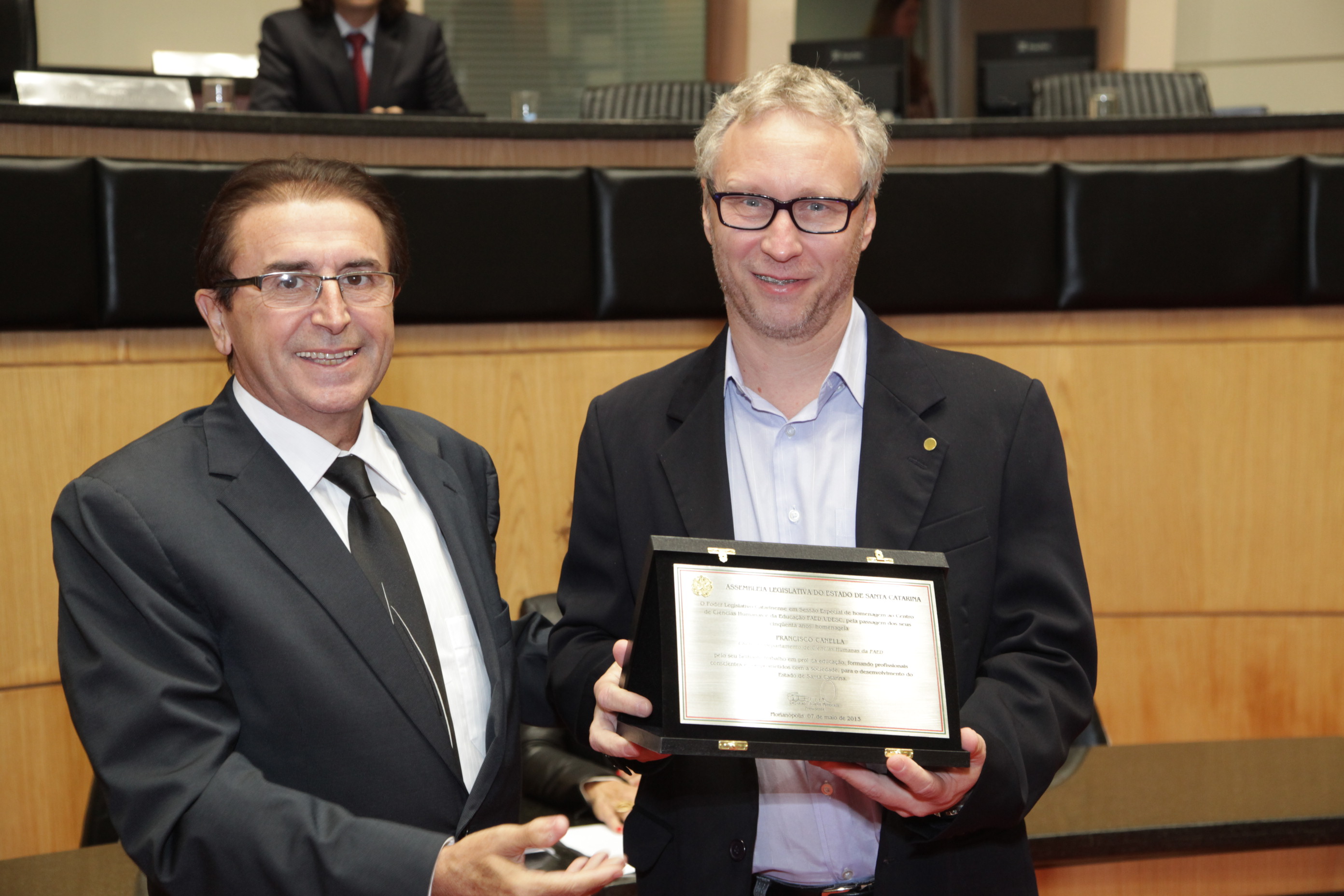 Sessão Especial - Homenagem aos 50 anos do Centro de Ciências Humanas da Educação - FAED  -  Francisco Canella