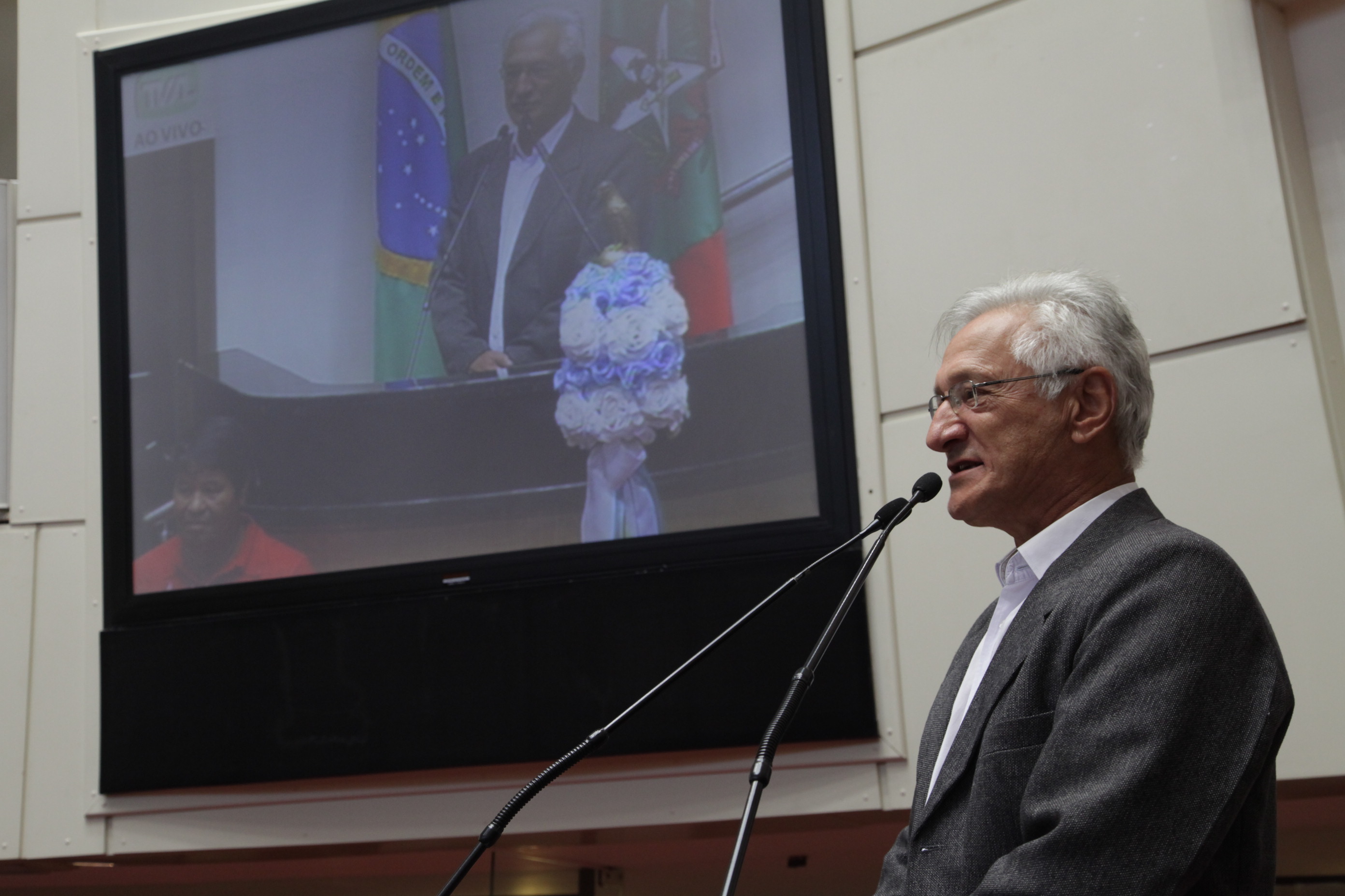 Visita da Irmandade do Divino Espírito Santo de Barra Velha-SC     Sr. Pedro Jeremias Borba