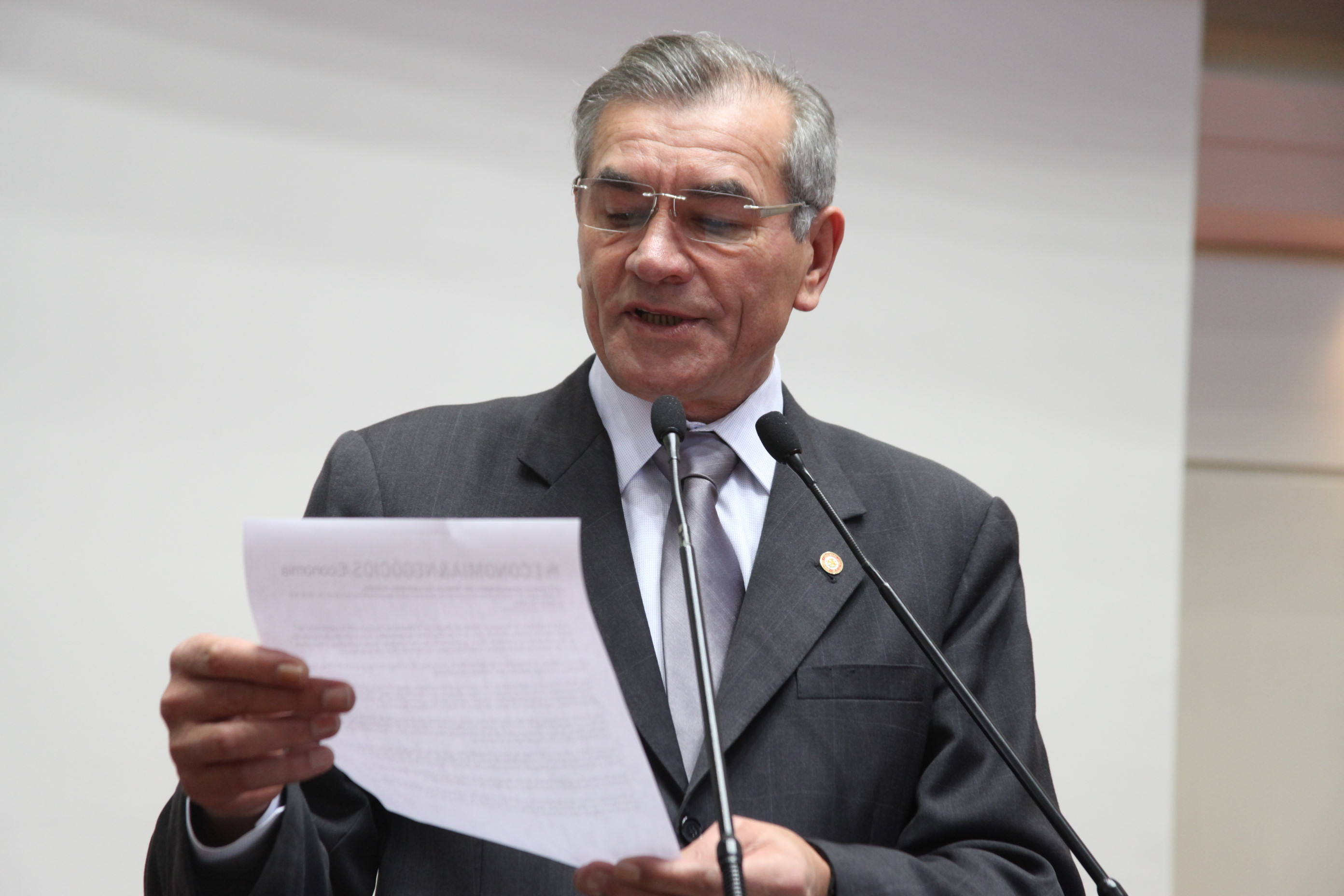 Deputado Silvio Dreveck (PP)  - Sessão Ordinária. Foto: Fábio Queiroz
