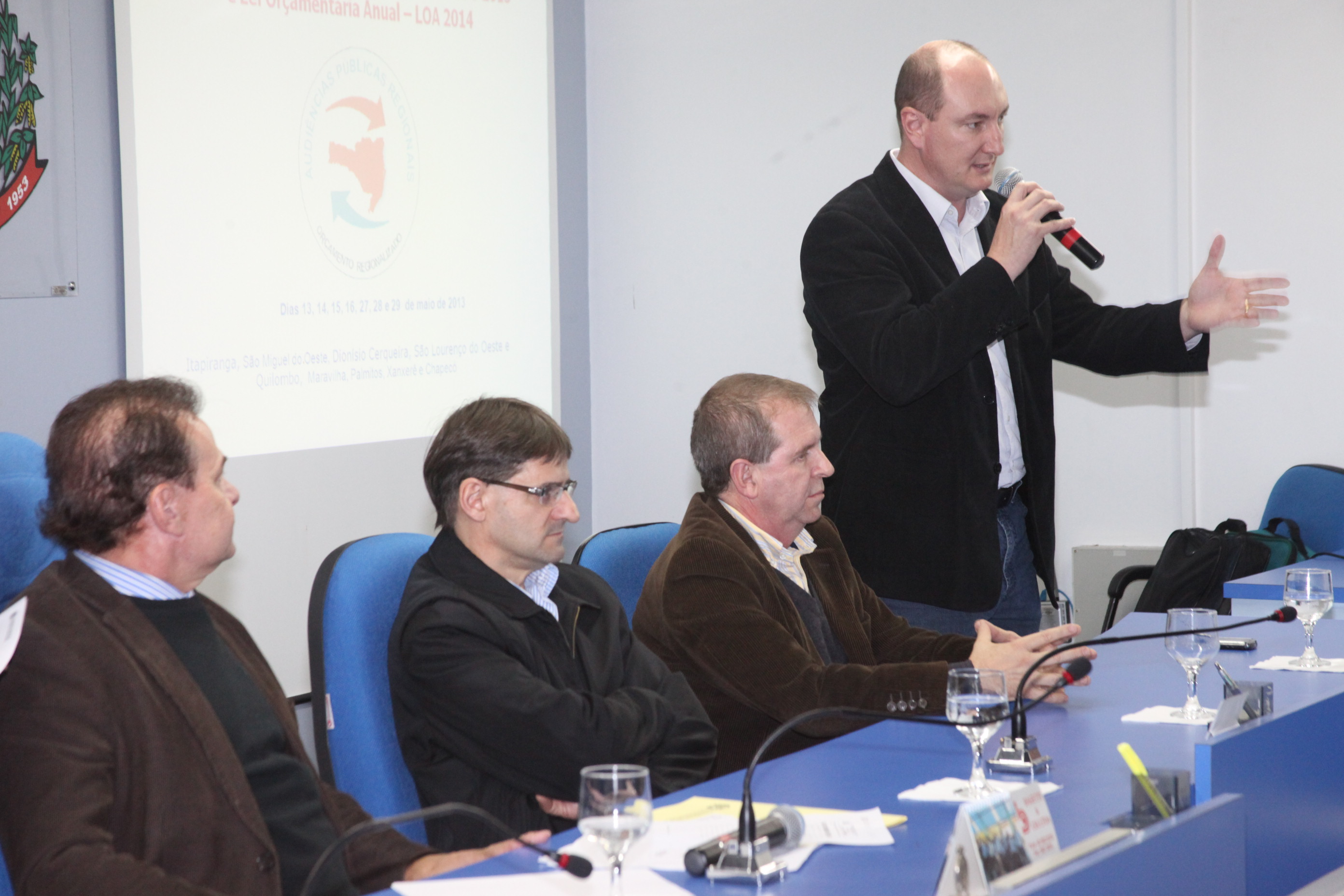 São Miguel do Oeste recebe a segunda audiência pública do Orçamento Regionalizado 2013. Foto: Fábio Queiroz