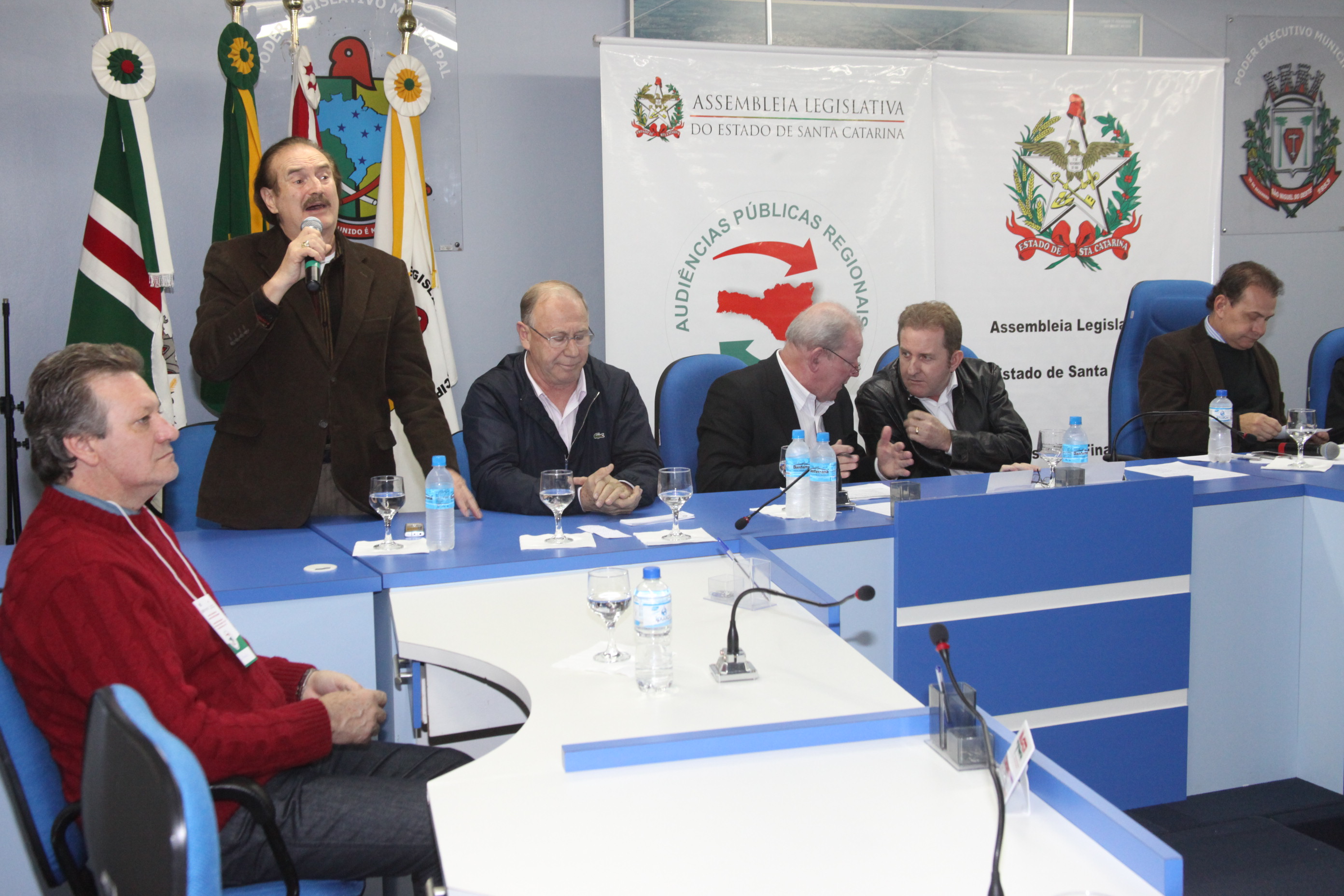 São Miguel do Oeste recebe a segunda audiência pública do Orçamento Regionalizado 2013. Foto: Fábio Queiroz
