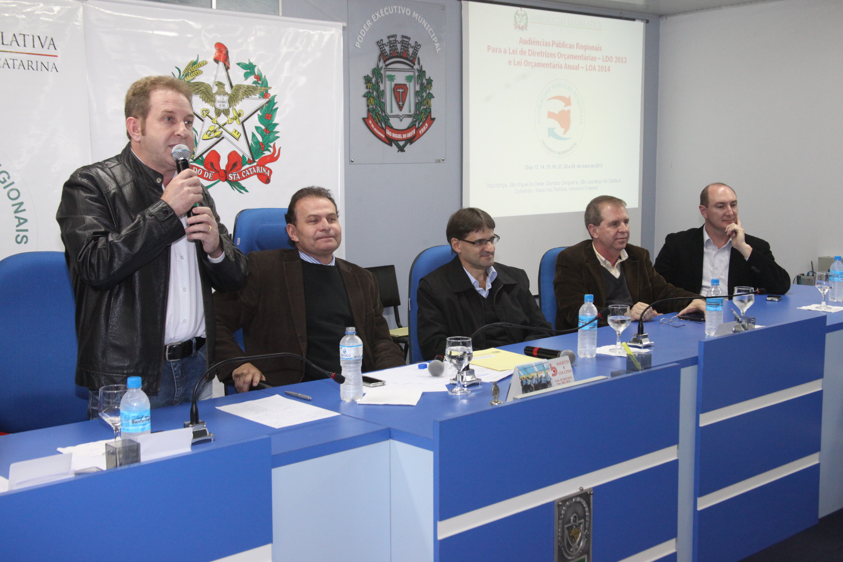 São Miguel do Oeste recebe a segunda audiência pública do Orçamento Regionalizado 2013. Foto: Fábio Queiroz