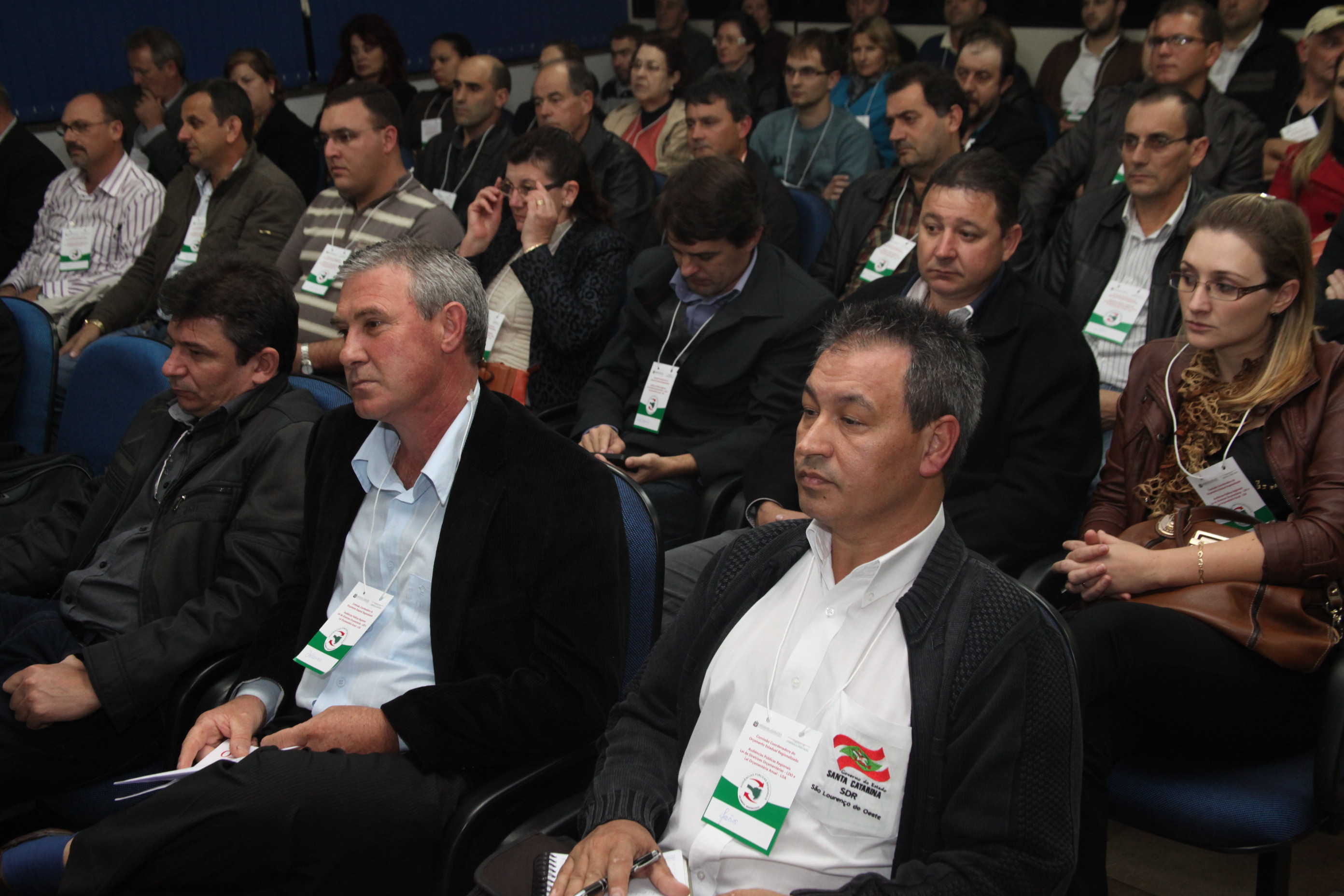 São Lourenço do Oeste sedia a quarta audiência pública do Orçamento Regionalizado 2013. Foto: Fábio Queiroz