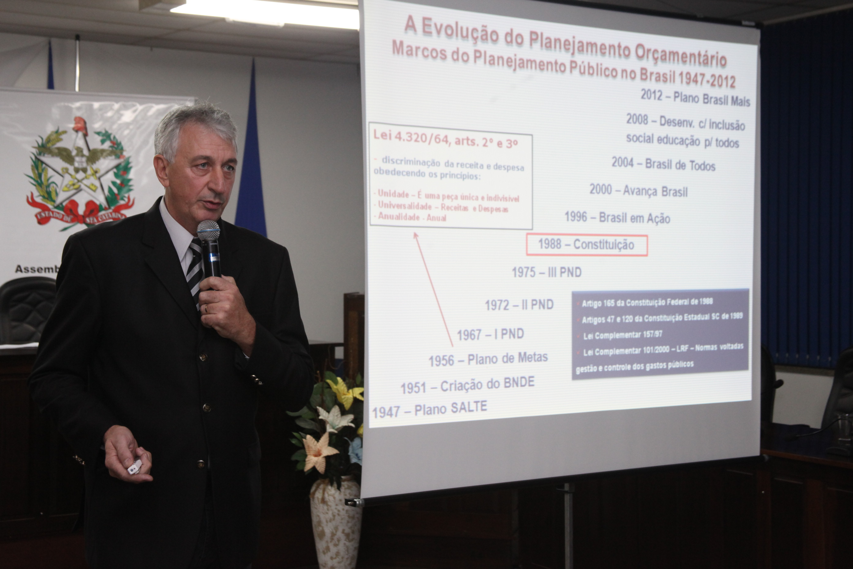 São Lourenço do Oeste sedia a quarta audiência pública do Orçamento Regionalizado 2013. Foto: Fábio Queiroz
