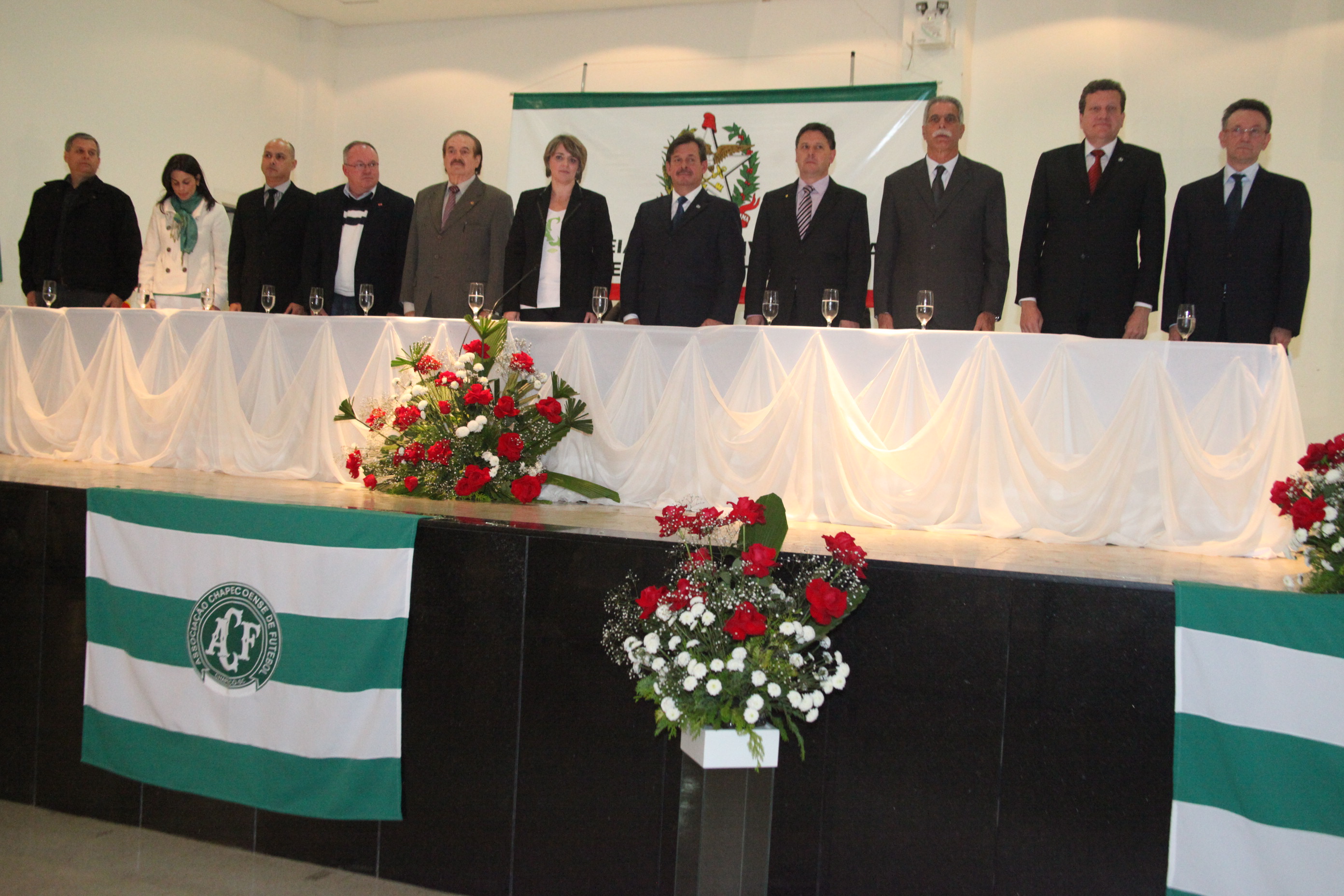 Parlamento homenageia a Chapecoense pelos seus 40 anos de história. Foto: Fábio Queiroz