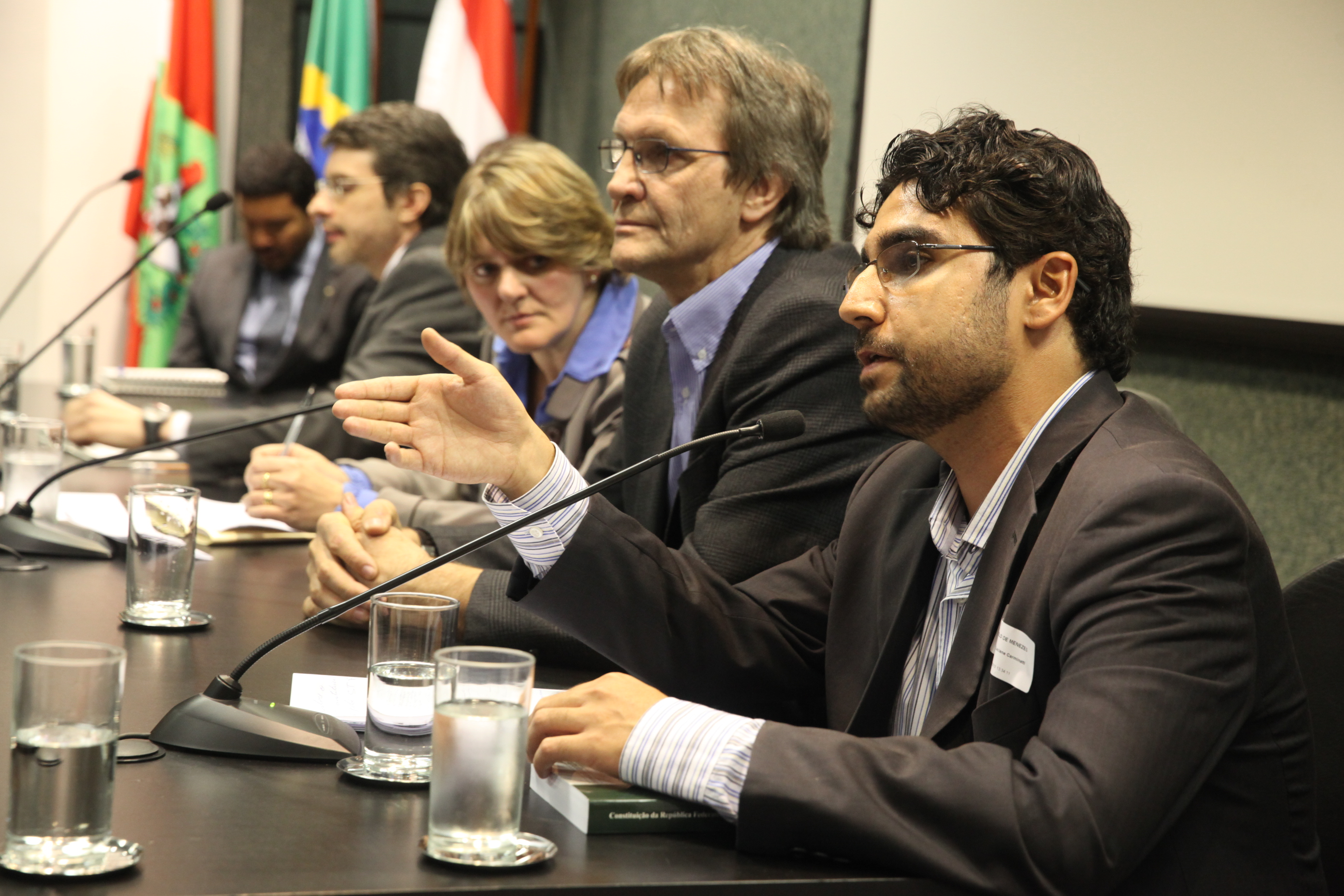 Audiência Pública para avaliar e debater o primeiro mês de trabalho da Defensoria Pública de Santa Catarina. Foto: Miriam Zomer
