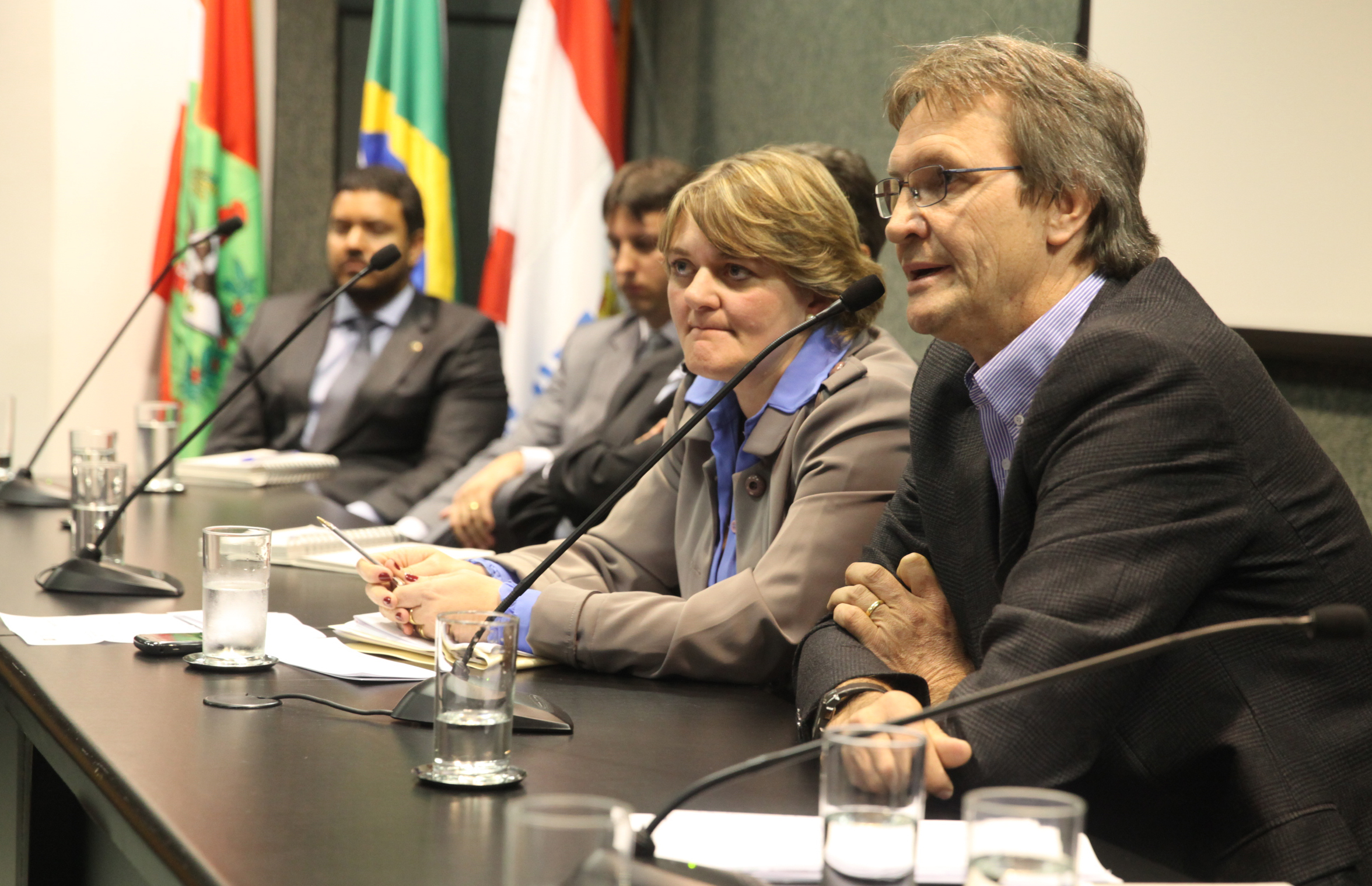 Audiência Pública para avaliar e debater o primeiro mês de trabalho da Defensoria Pública de Santa Catarina. Foto: Miriam Zomer