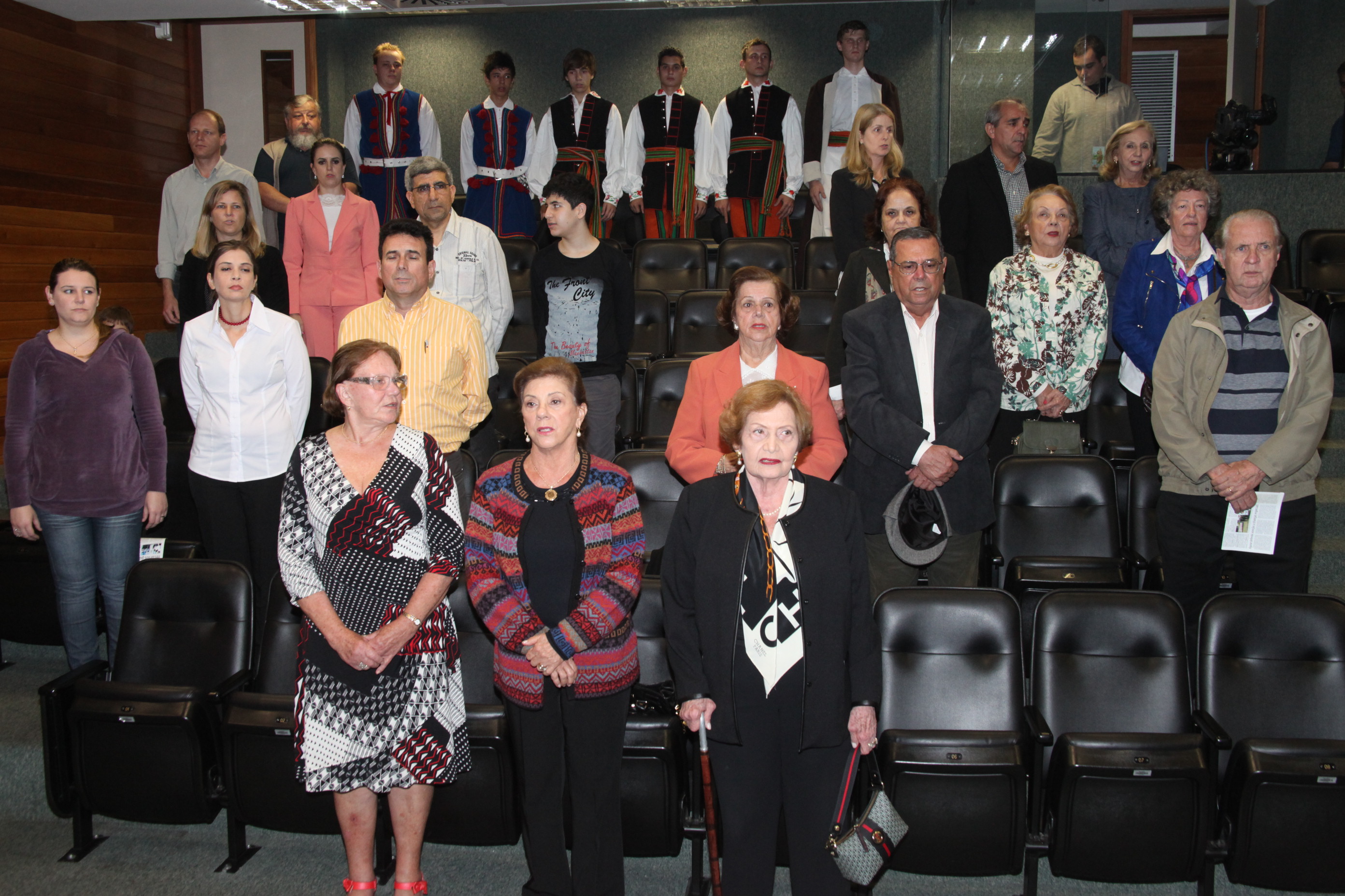 Posse da nova diretoria da Sociedade Polonesa de Florianópolis. Foto: Fábio Queiroz
