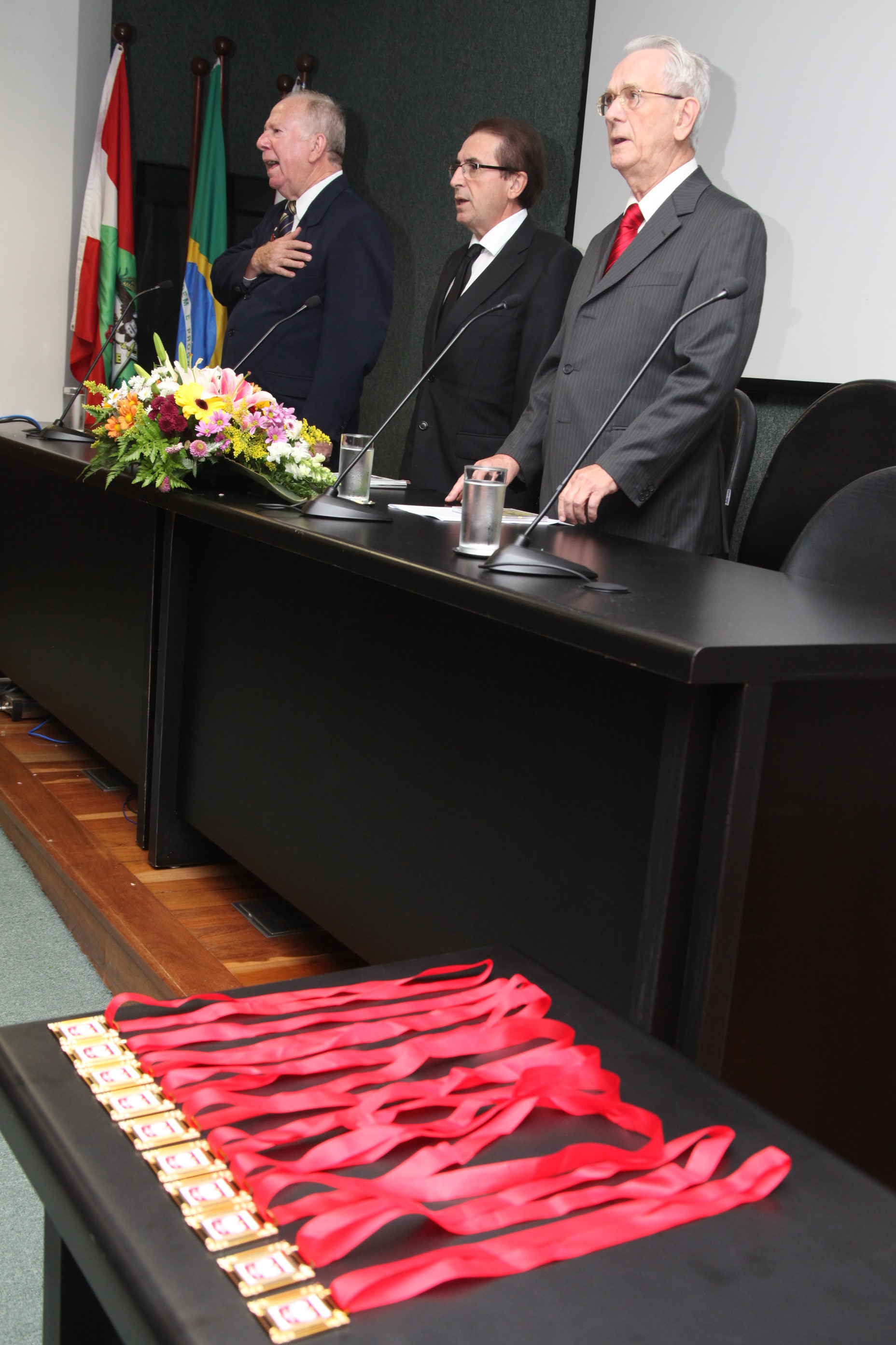 Posse da nova diretoria da Sociedade Polonesa de Florianópolis. Foto: Fábio Queiroz