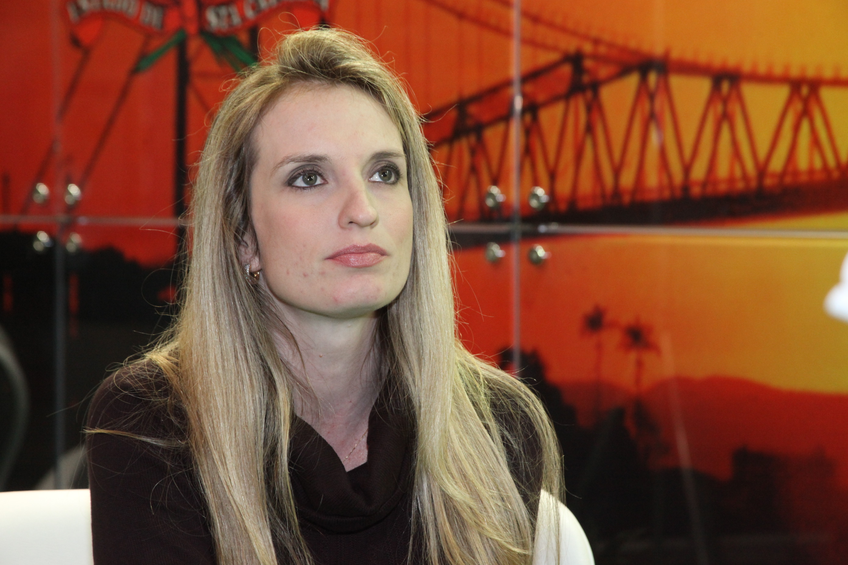 Jaqueline Backes, diretora da Nossa Casa Feiras e Eventos. Foto: Fábio Queiroz.