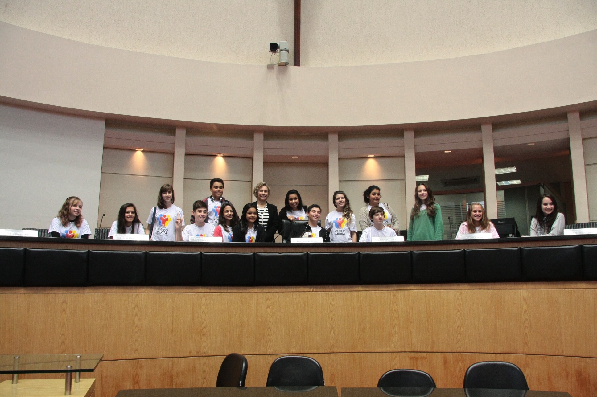 Vereadores mirins de Blumenau conhecem o Parlamento catarinense