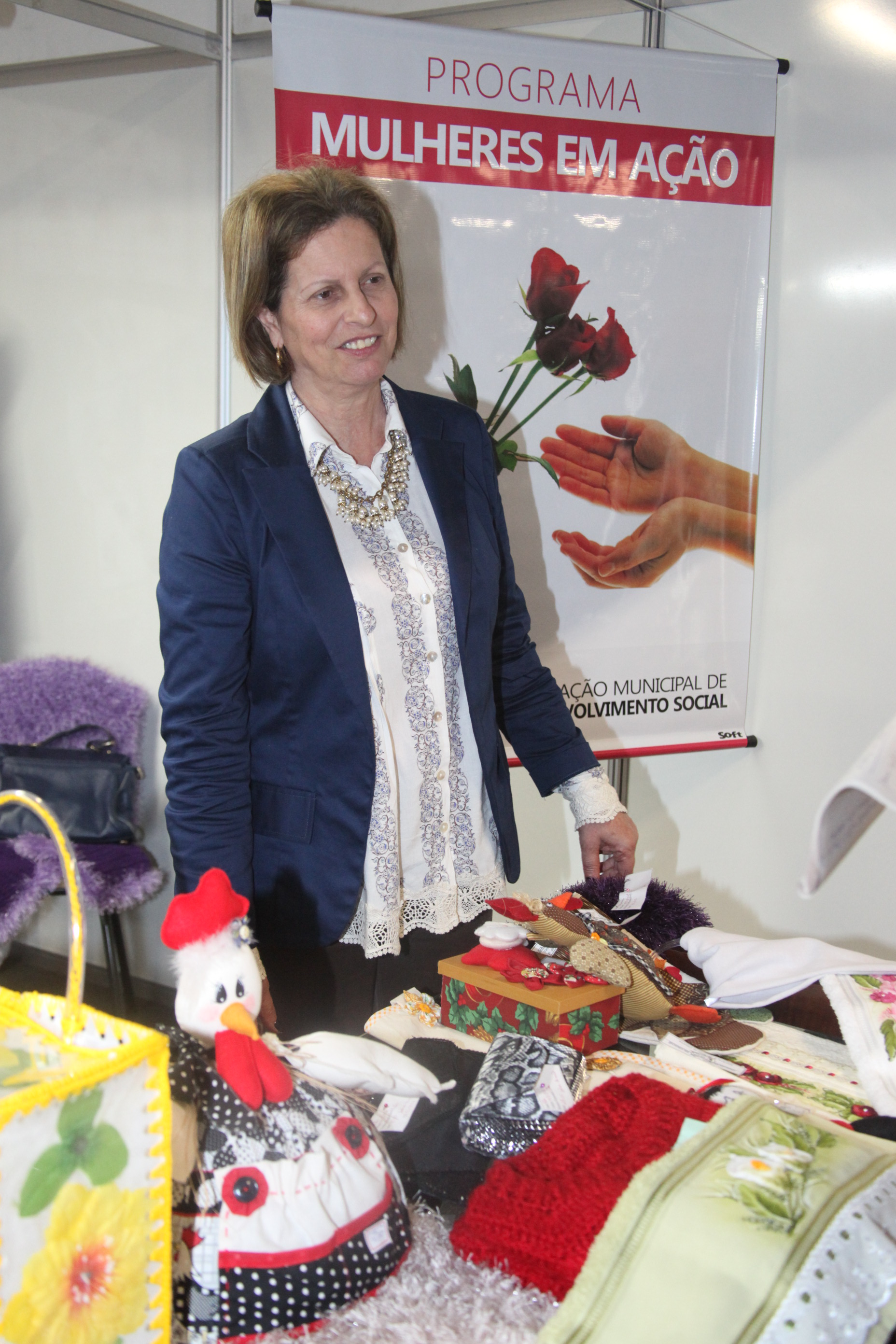 Jane Dal-bo Falchetti X - Presidente da Fundação de Desenvolvimento Social de Tubarão - Feincos em Tubarão. Foto: Fábio Queiroz