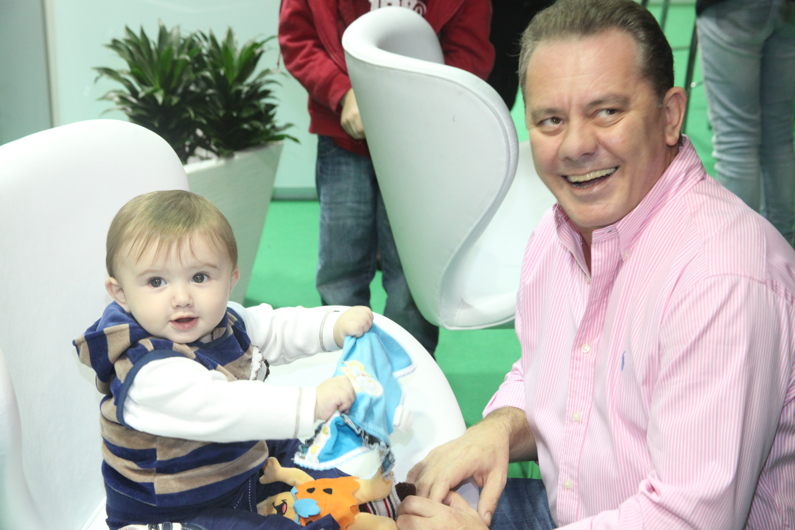Joares Ponticelli, Presidente da Assembleia Legislativa de Santa Catarina, visita a X Feincos em Tubarão. Foto: Fábio Queiroz