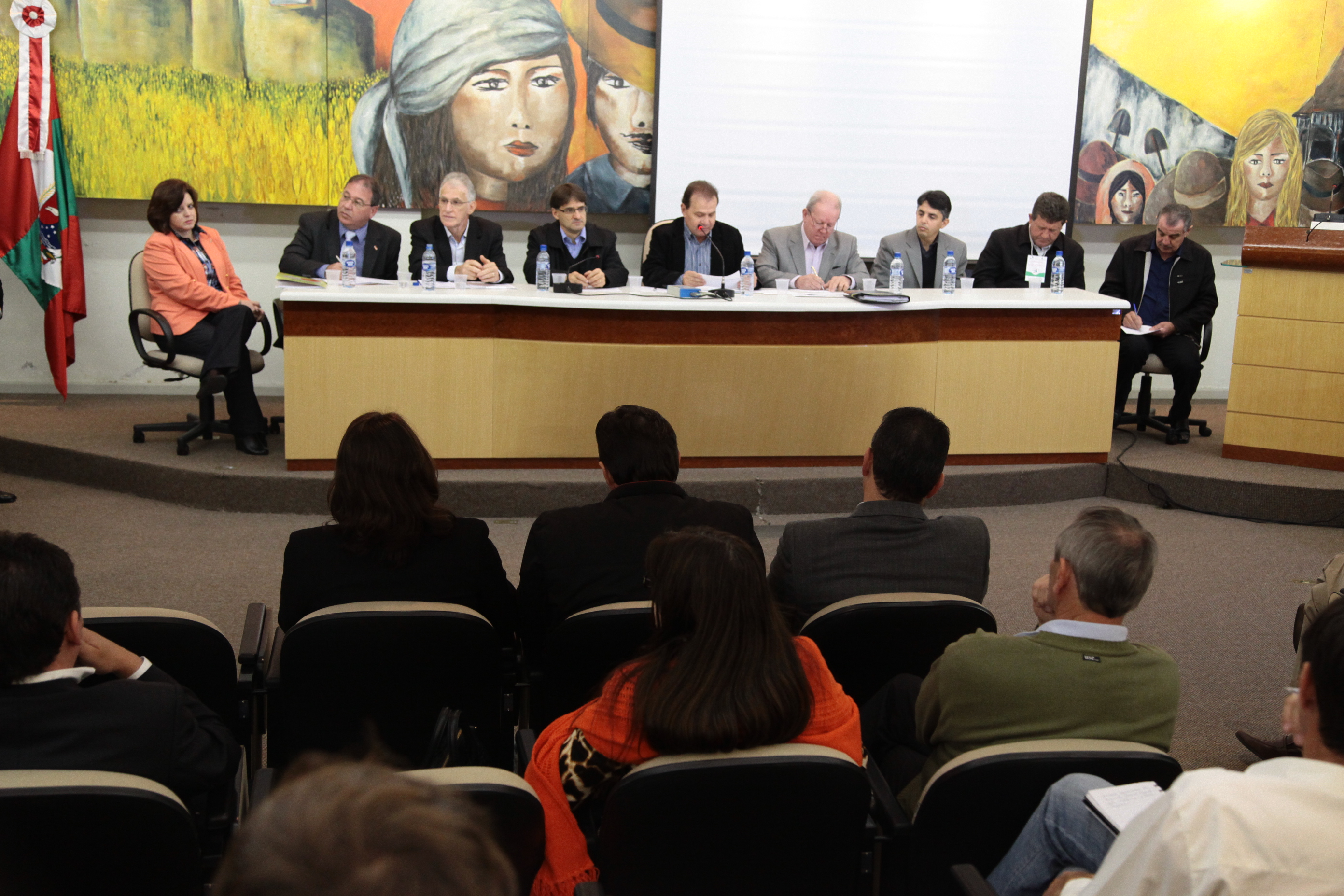 Audiência do Orçamento Regionalizado na cidade de Concórdia. Foto: Miriam Zomer