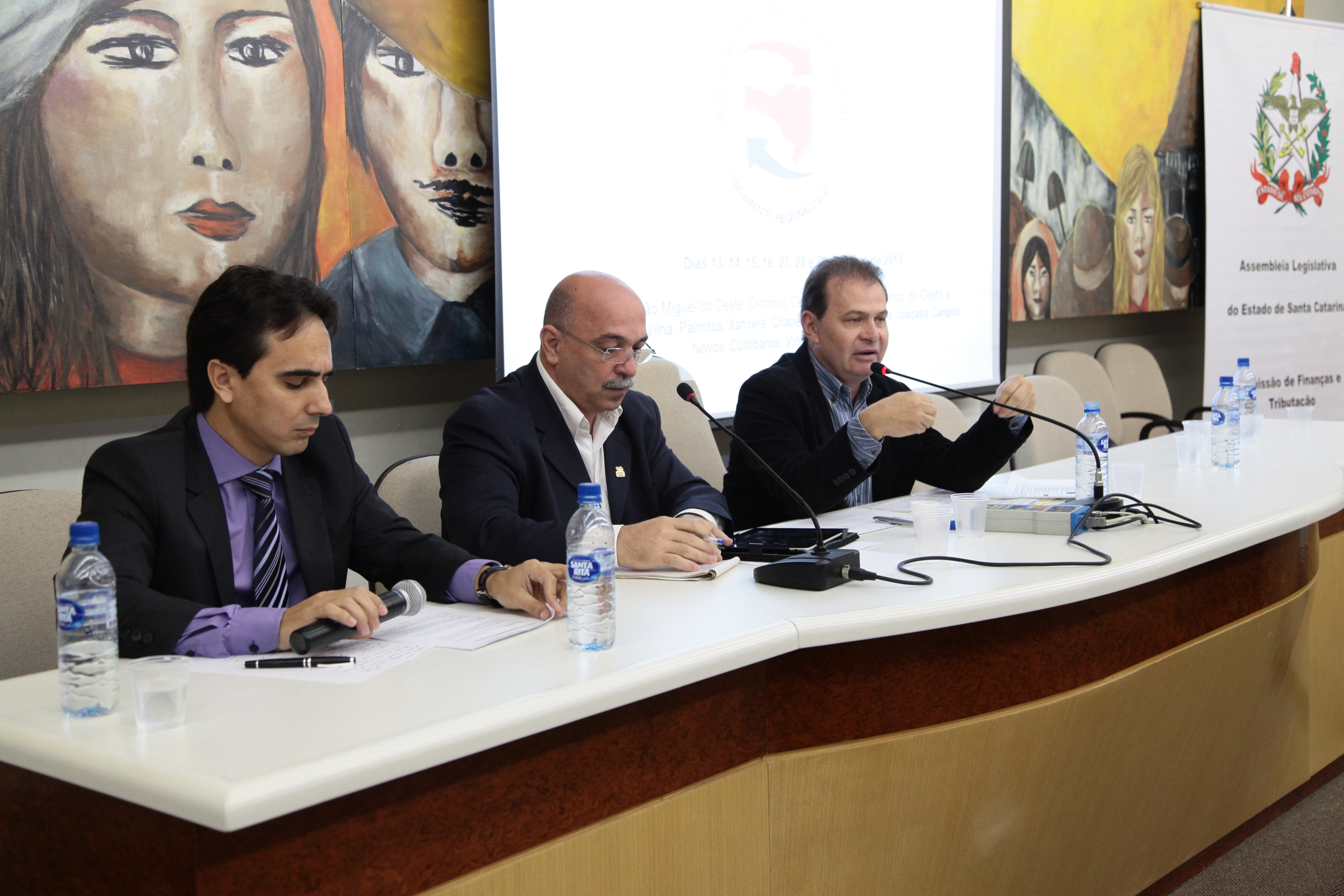 Audiência do Orçamento Regionalizado na cidade de Concórdia. Foto: Miriam Zomer