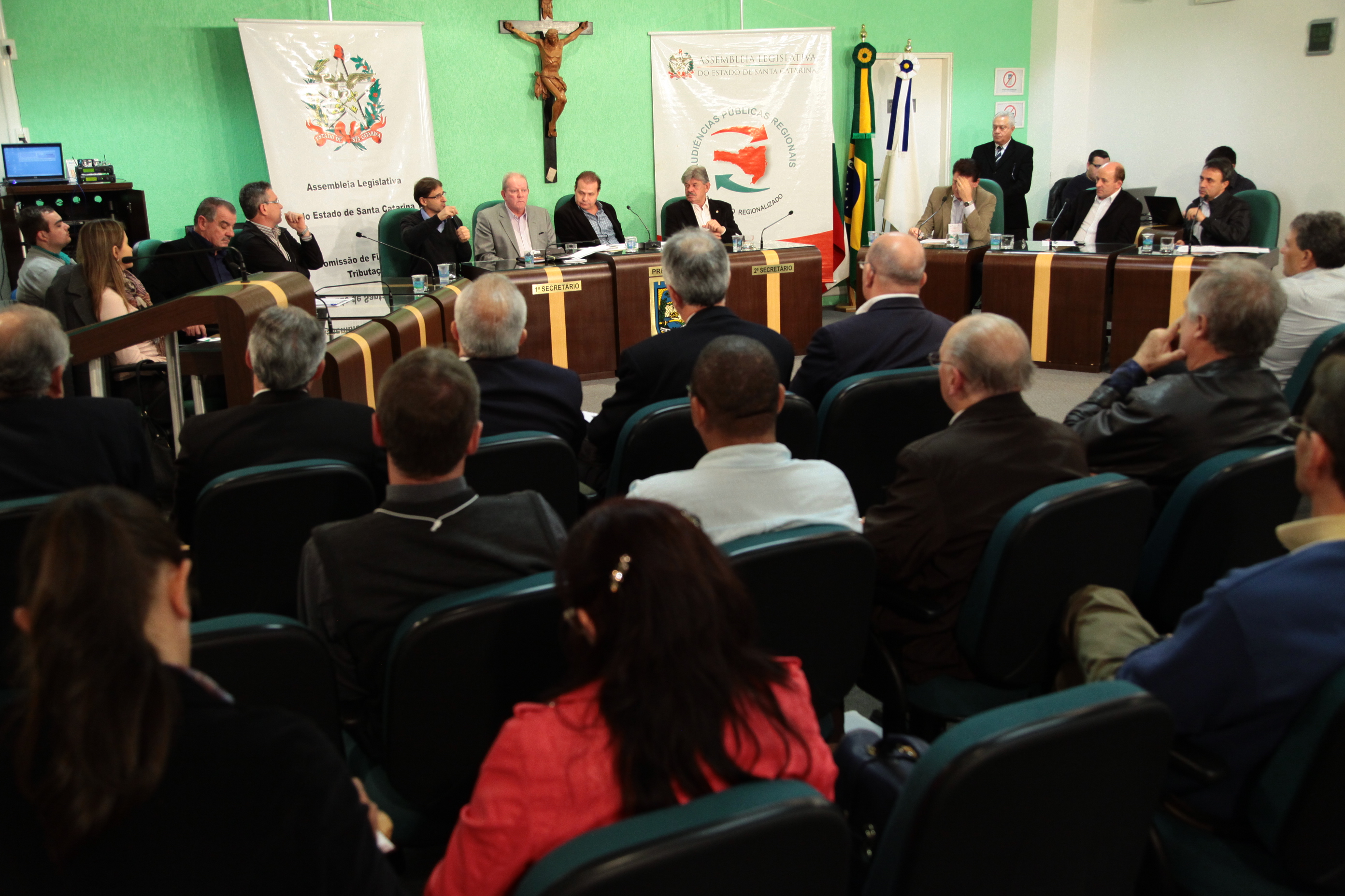 Audiência Pública Regional sobre a Lei de Diretrizes Orçamentárias (LDO) 2013 e Lei Orçamentária Anual (LOA) 2014, na cidade de Joaçaba. Foto: Miriam Zomer