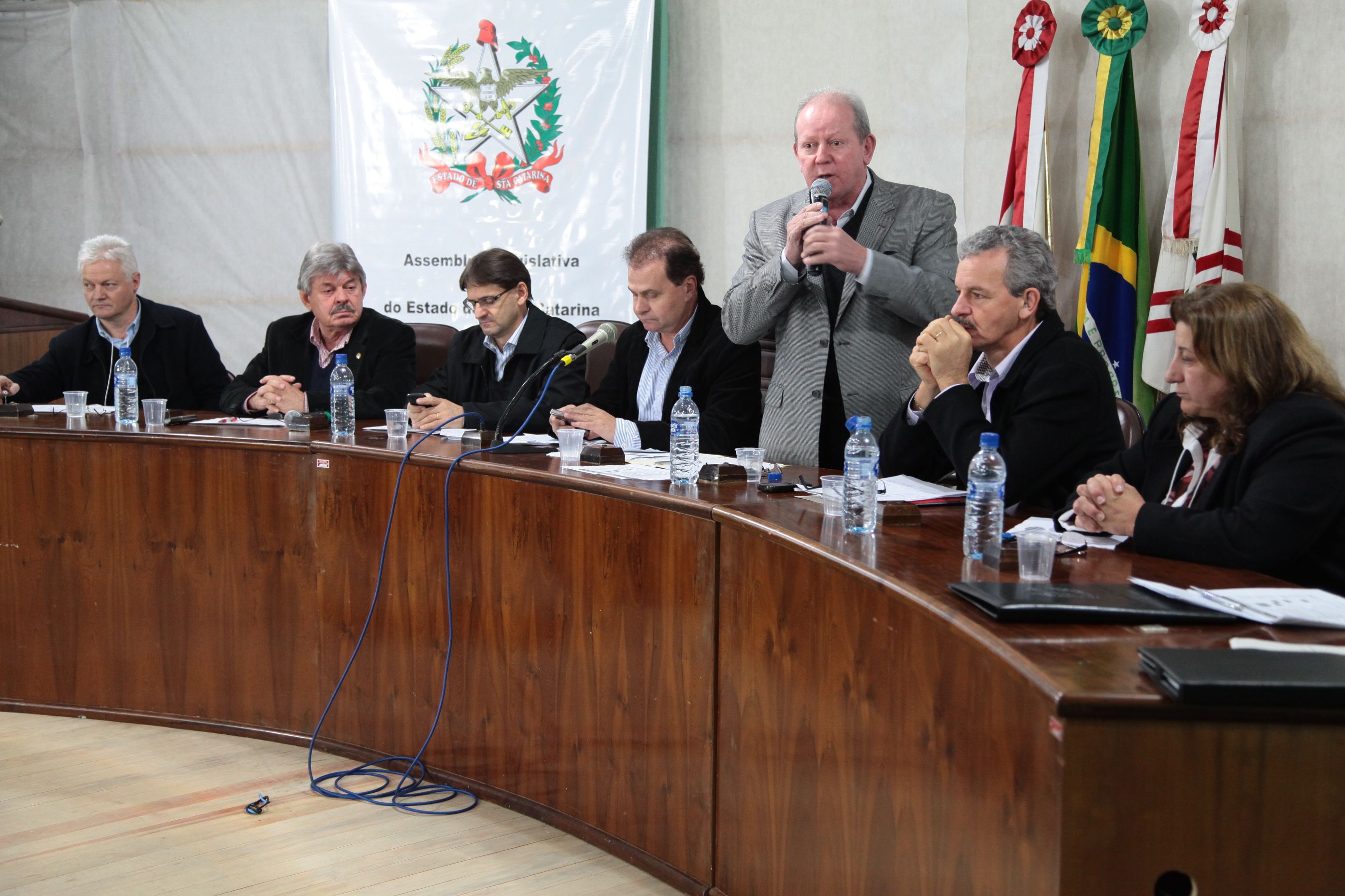 Audiência Pública Regional sobre a Lei de Diretrizes Orçamentárias (LDO) 2013 e Lei Orçamentária Anual (LOA) 2014, na cidade de Curitibanos. Foto: Miriam Zomer