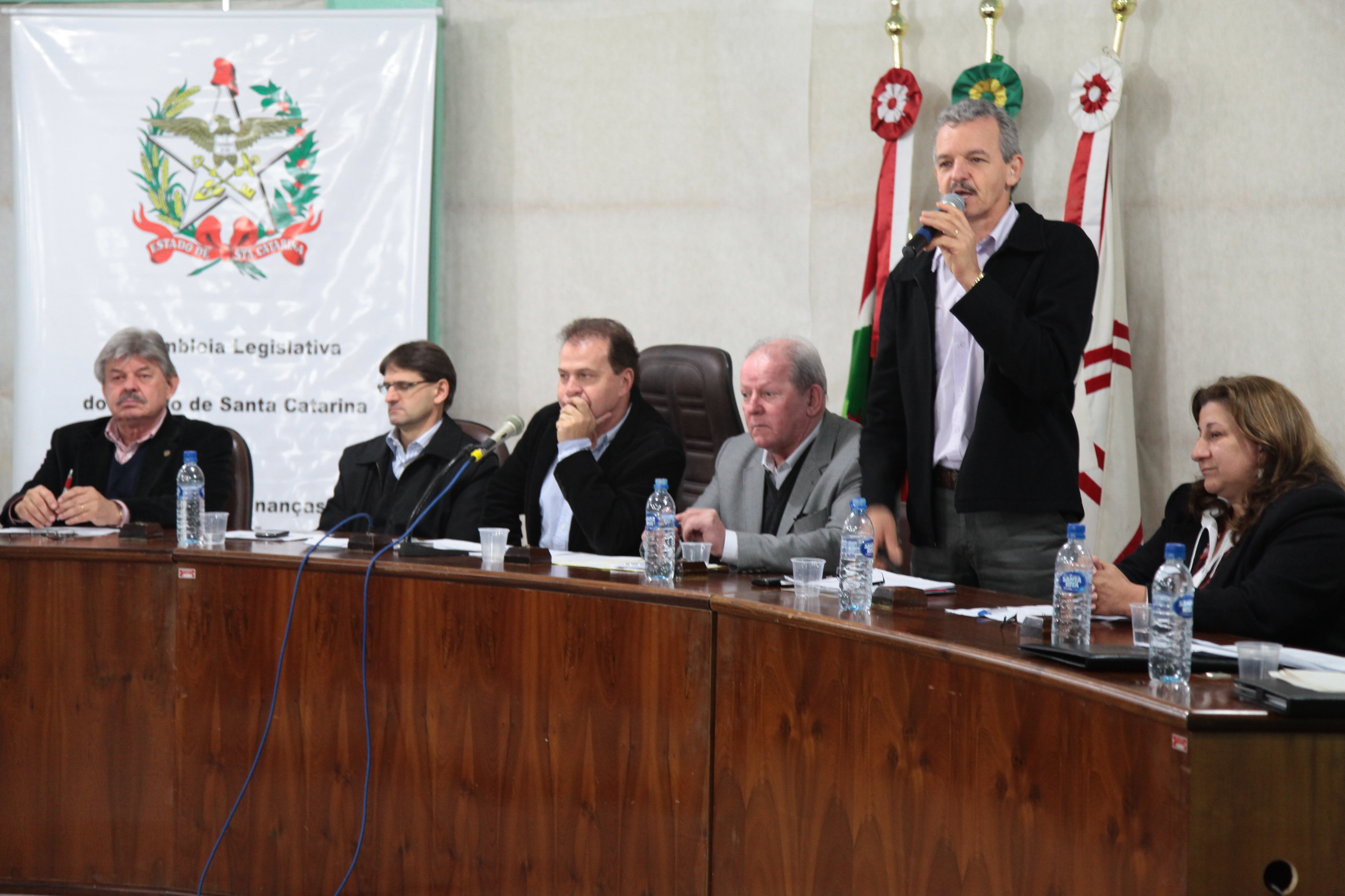 Audiência Pública Regional sobre a Lei de Diretrizes Orçamentárias (LDO) 2013 e Lei Orçamentária Anual (LOA) 2014, na cidade de Curitibanos. Foto: Miriam Zomer
