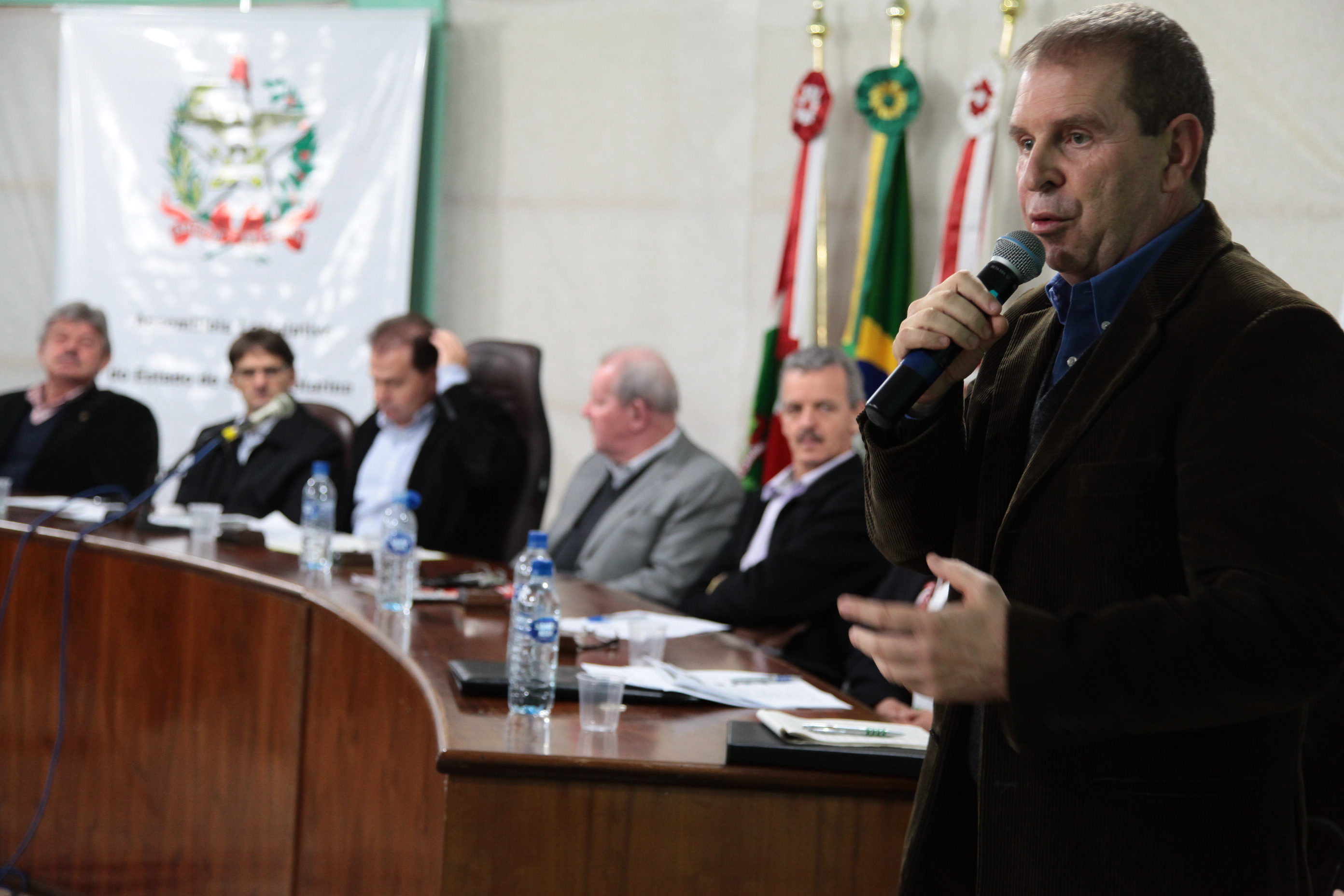 Audiência Pública Regional sobre a Lei de Diretrizes Orçamentárias (LDO) 2013 e Lei Orçamentária Anual (LOA) 2014, na cidade de Curitibanos. Foto: Miriam Zomer