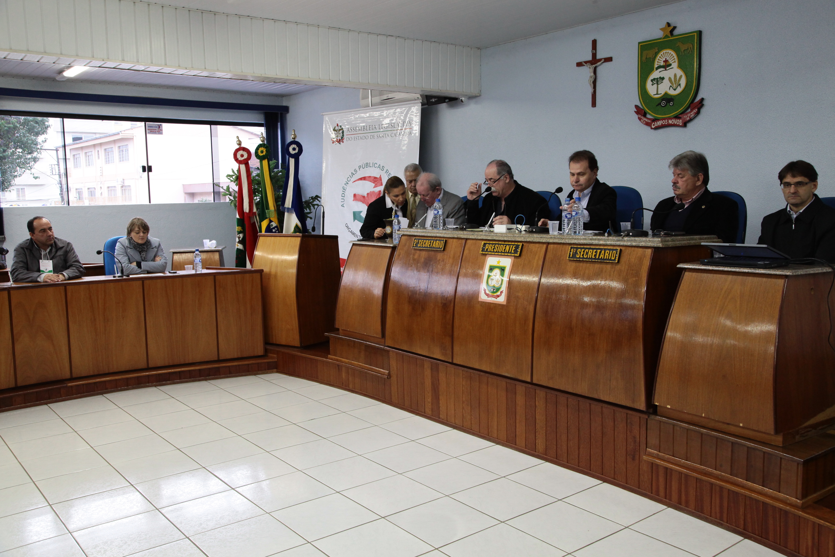 Audiência Pública Regional sobre a Lei de Diretrizes Orçamentárias (LDO) 2013 e Lei Orçamentária Anual (LOA) 2014, na cidade de Campos Novos.  Fotos: Miriam Zomer
