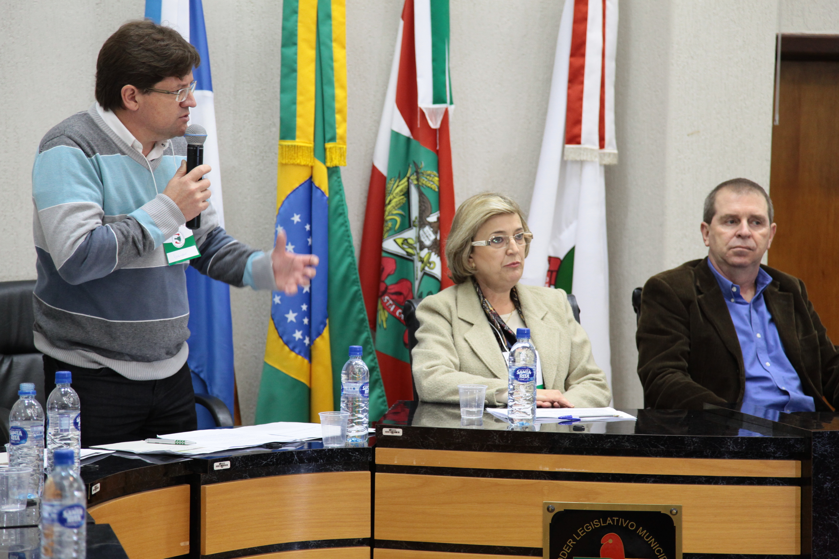 Audiência Pública Regional sobre a Lei de Diretrizes Orçamentárias (LDO) 2013 e Lei Orçamentária Anual (LOA) 2014, na cidade de Videira. Foto: Miriam Zomer