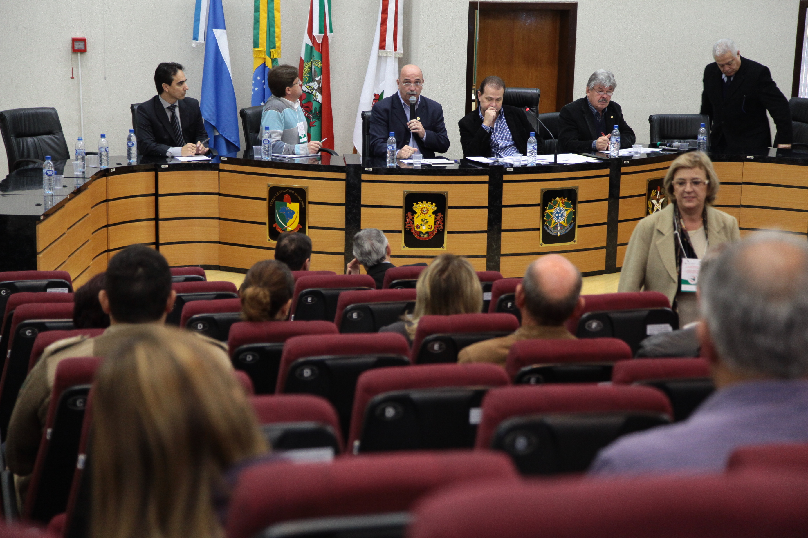 Audiência Pública Regional sobre a Lei de Diretrizes Orçamentárias (LDO) 2013 e Lei Orçamentária Anual (LOA) 2014, na cidade de Videira. Foto: Miriam Zomer