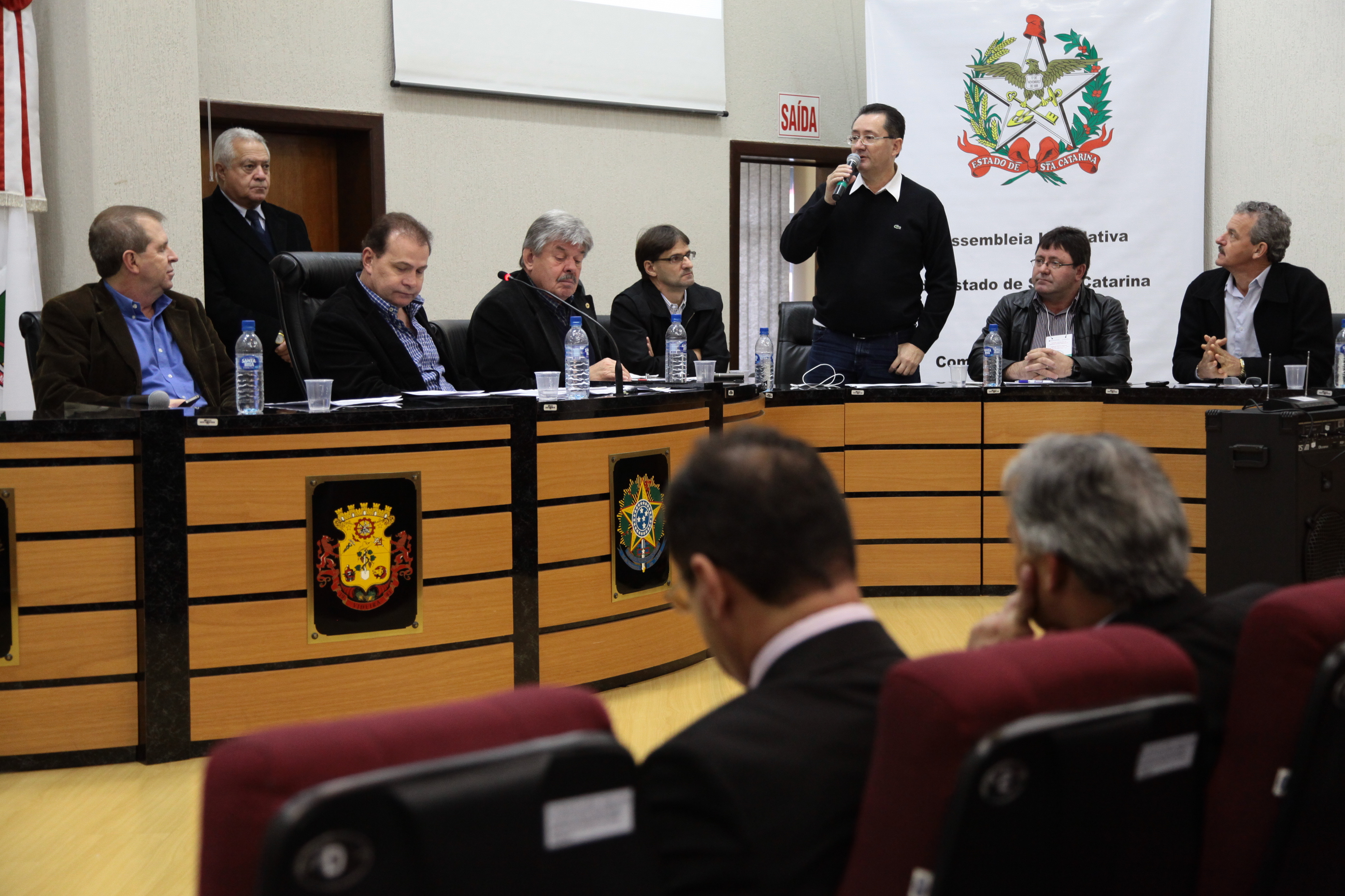 Audiência Pública Regional sobre a Lei de Diretrizes Orçamentárias (LDO) 2013 e Lei Orçamentária Anual (LOA) 2014, na cidade de Videira. Foto: Miriam Zomer