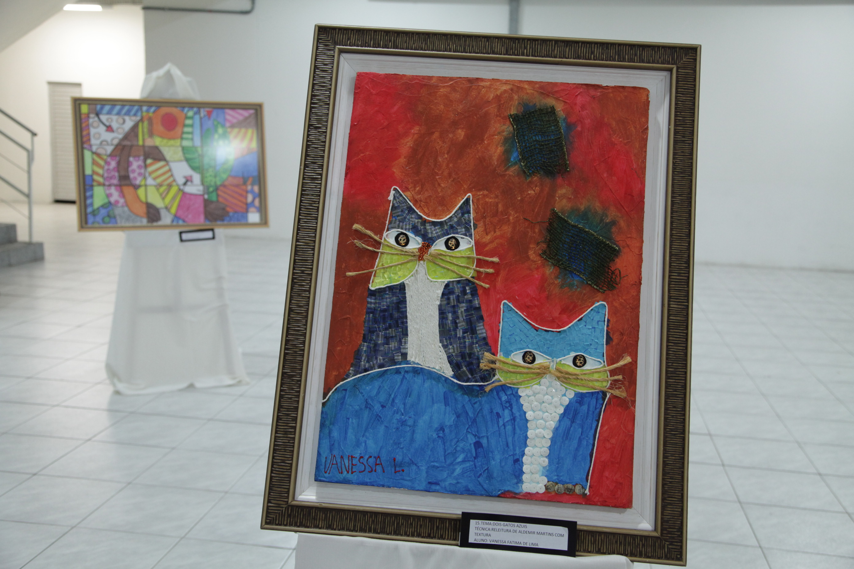 IX Festival Estadual Nossa Arte - Dois Gatos Azuis, de Vanessa Fátima de Lima