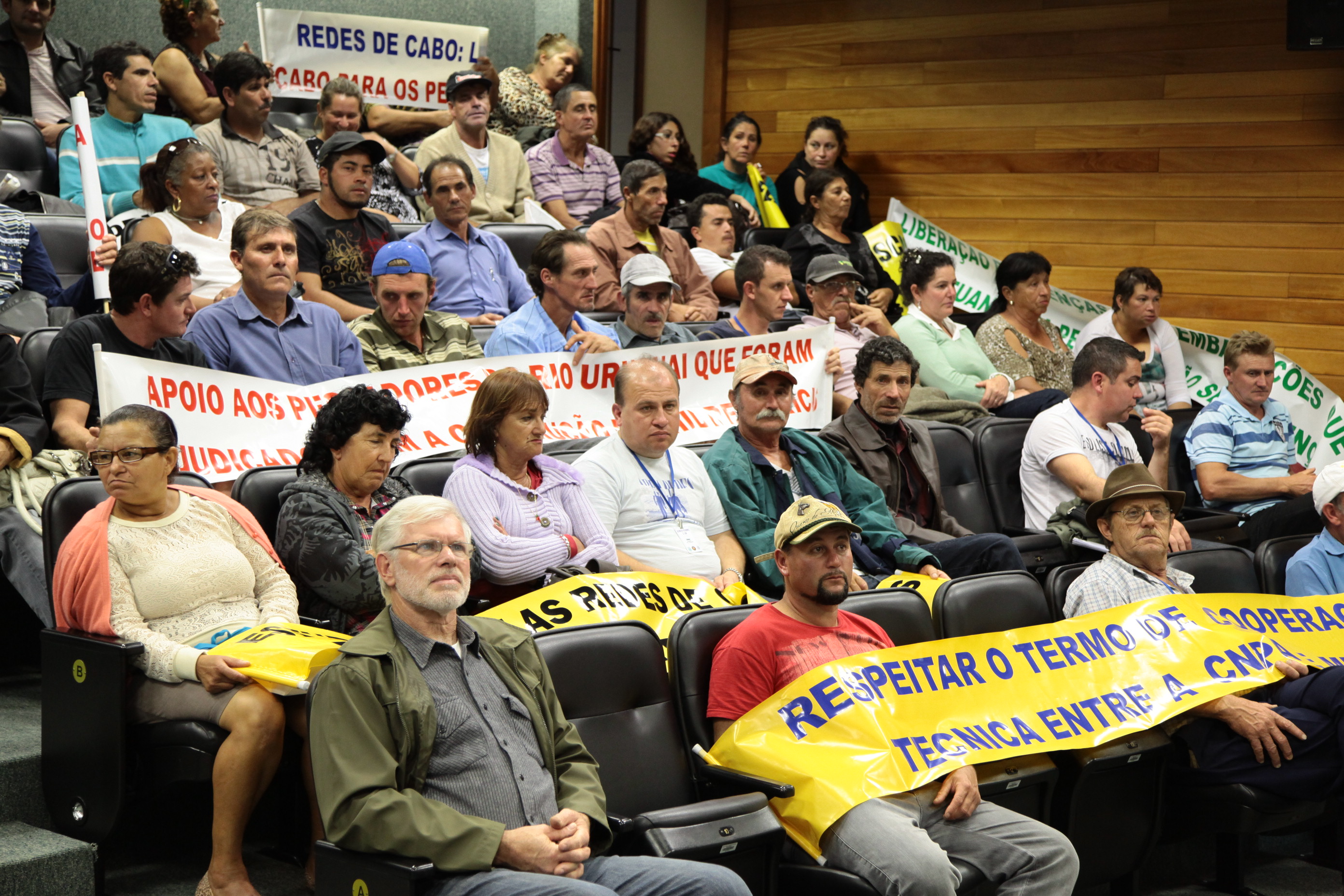 Reunião com a Federação dos Pescadores do Estado de Santa Catarina - FEPESC e representantes das 36 colônias de pescadores do Estado. Foto: Miriam Zomer