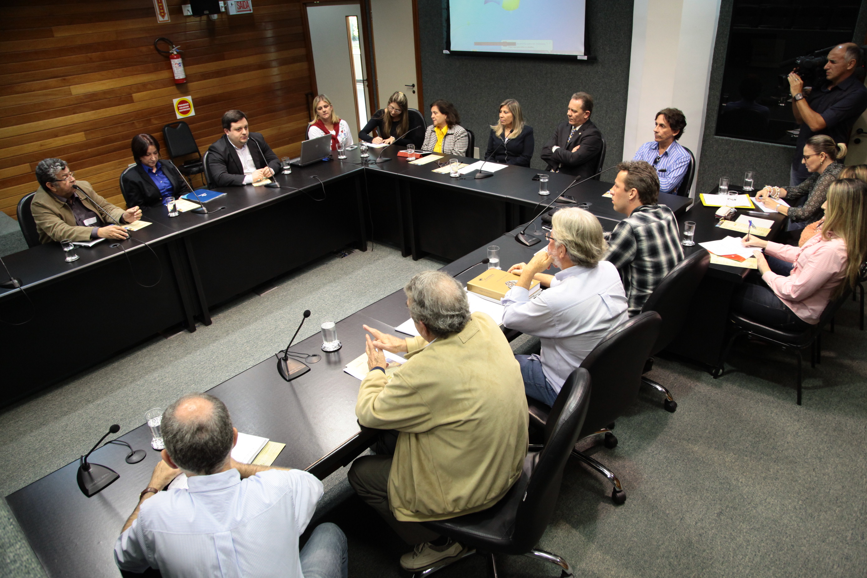 Reunião da Comissão Mista Especial, sobre as comemorações relativas ao centenário do artista plástico Willy Alfredo Zumblick. Foto: Miriam Zomer